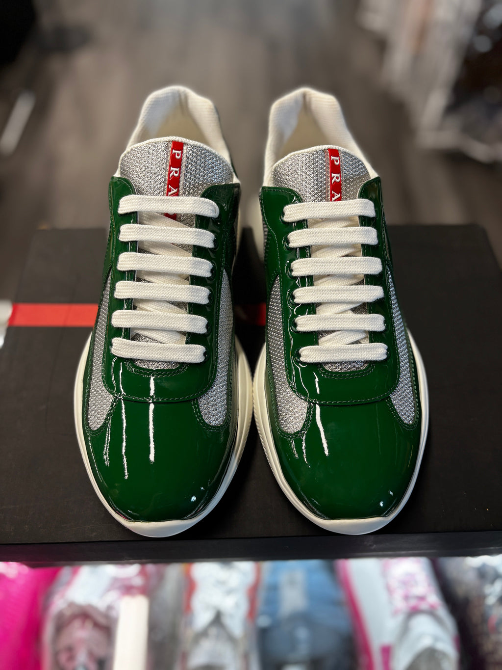 Prada Americas Cup "Patent Green"