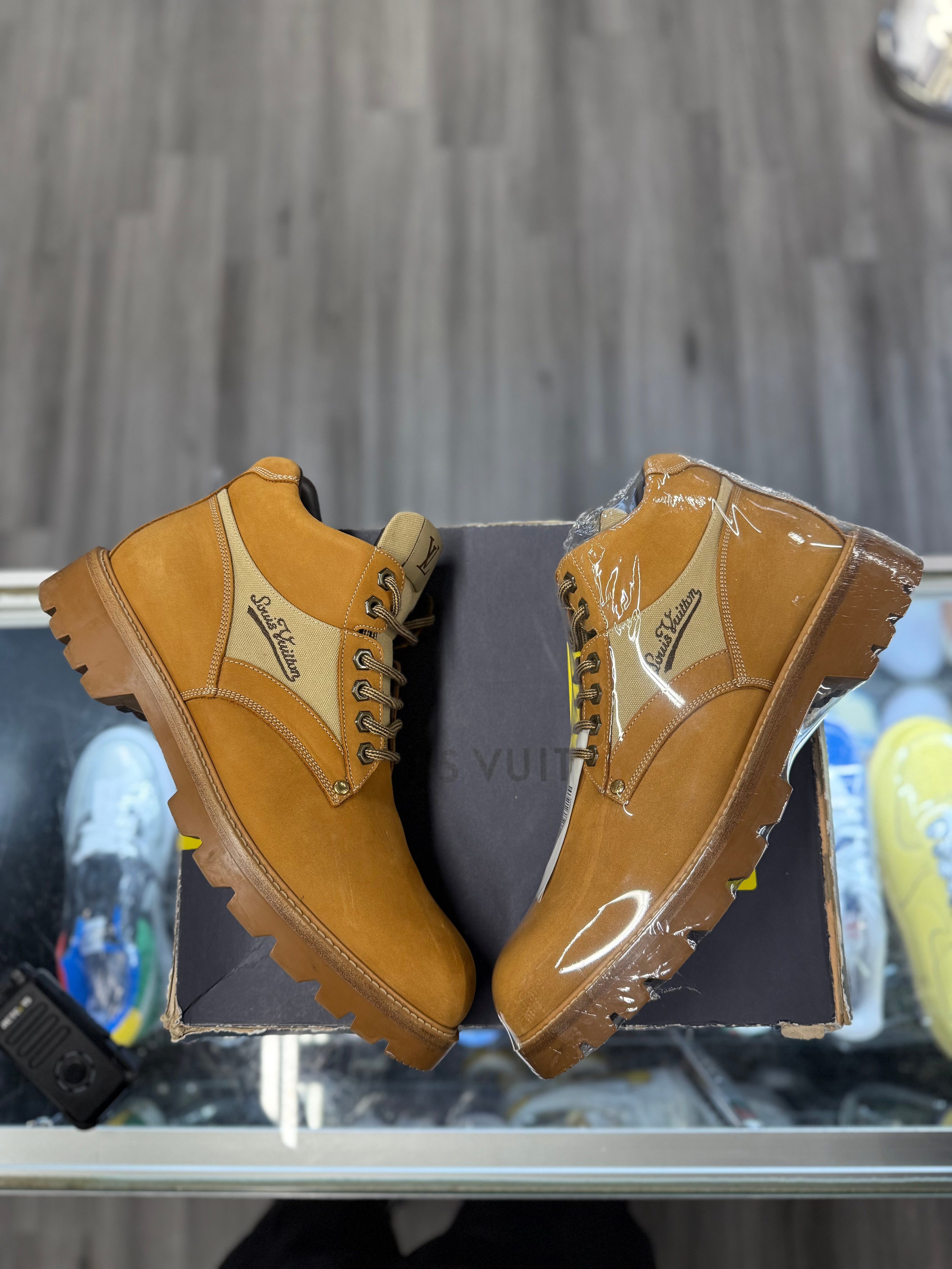Louis Vuitton Oberkampf Ankle Boot "Wheat"