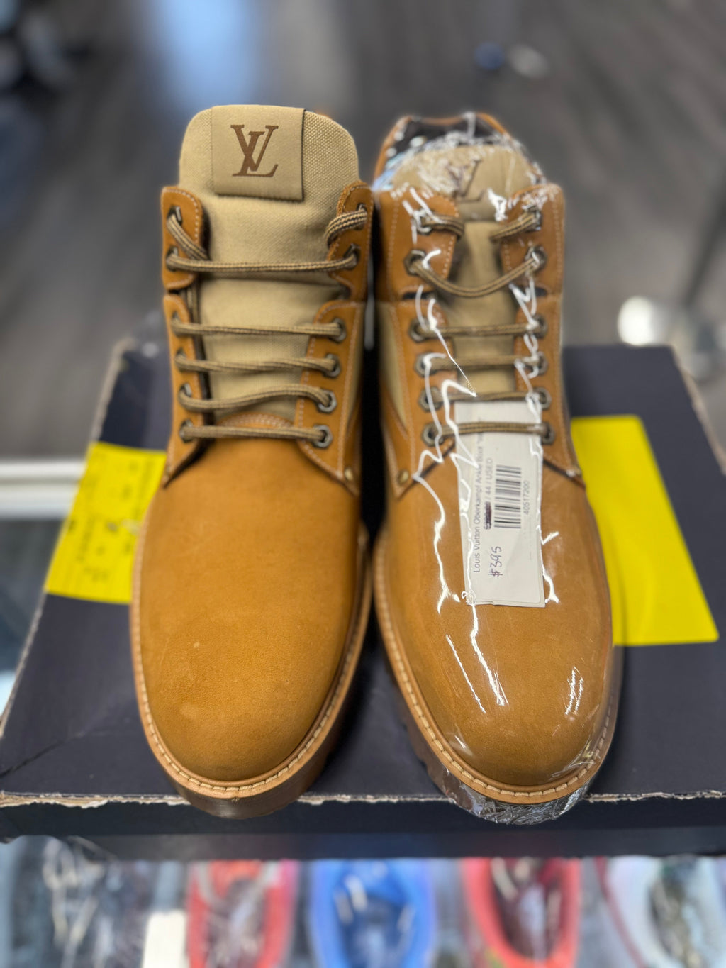 Louis Vuitton Oberkampf Ankle Boot "Wheat"