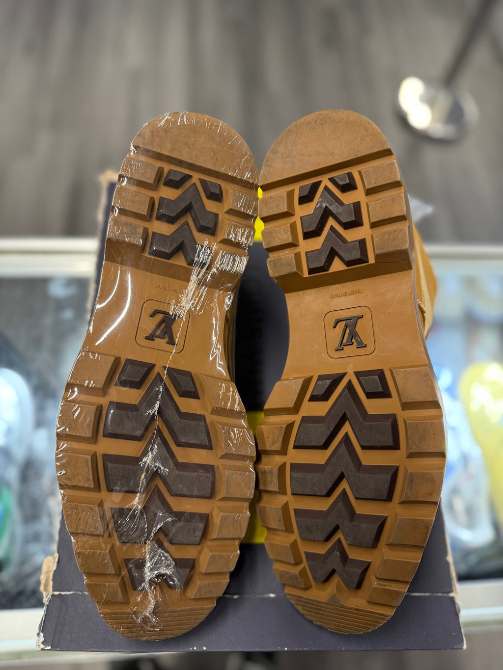 Louis Vuitton Oberkampf Ankle Boot "Wheat"