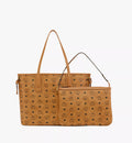 MCM Reversible Visetos + Clutch "Cognac"
