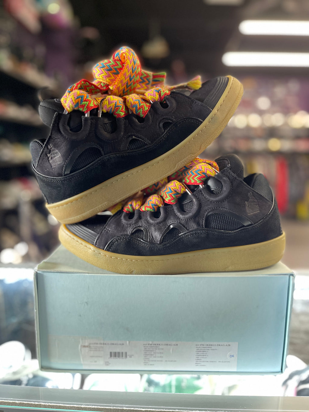 Lanvin Curb Sneaker "Black Gum"
