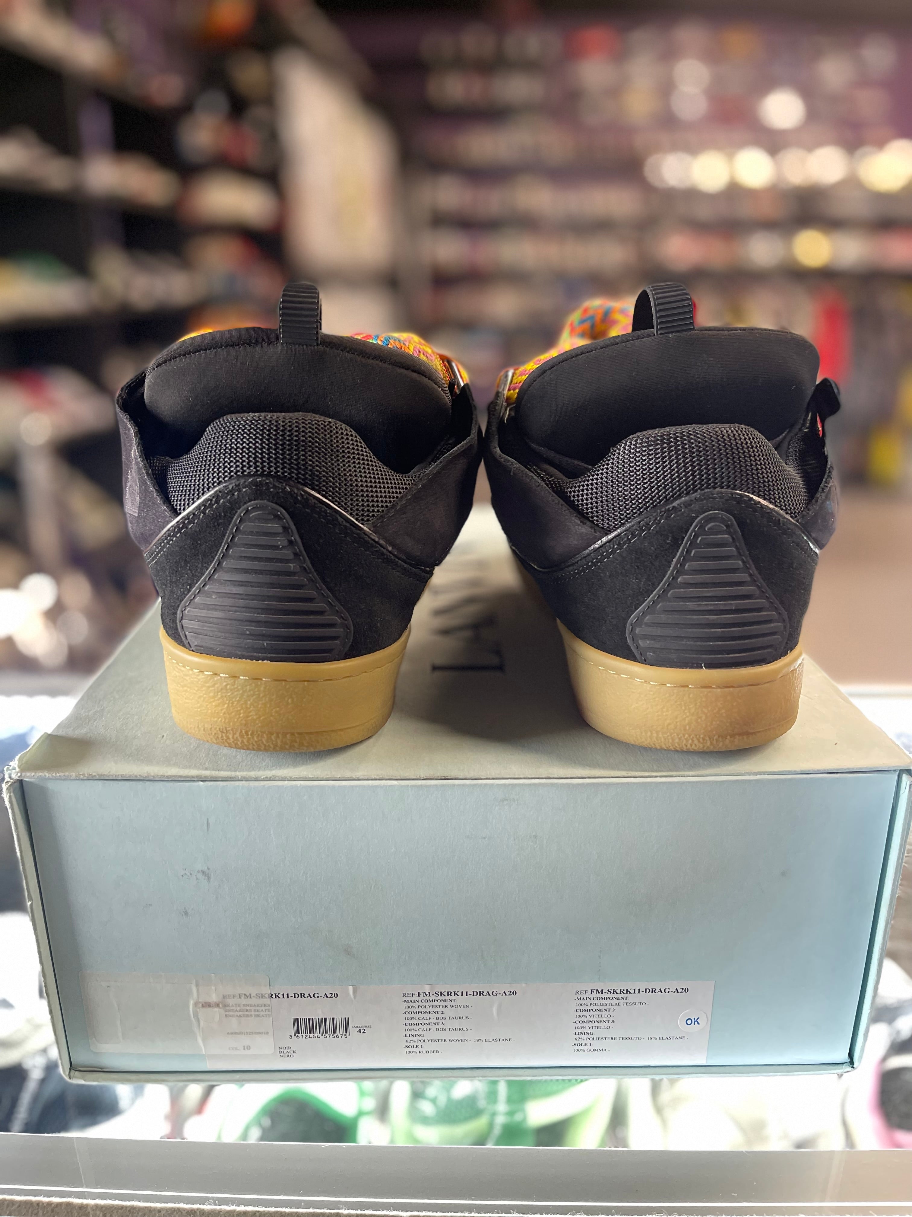 Lanvin Curb Sneaker "Black Gum"
