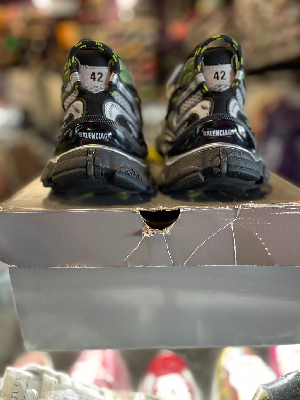 Balenciaga Runner 2.0 "Worn Out Silver yellow'