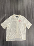 Amiri Button Up "Cream Red"