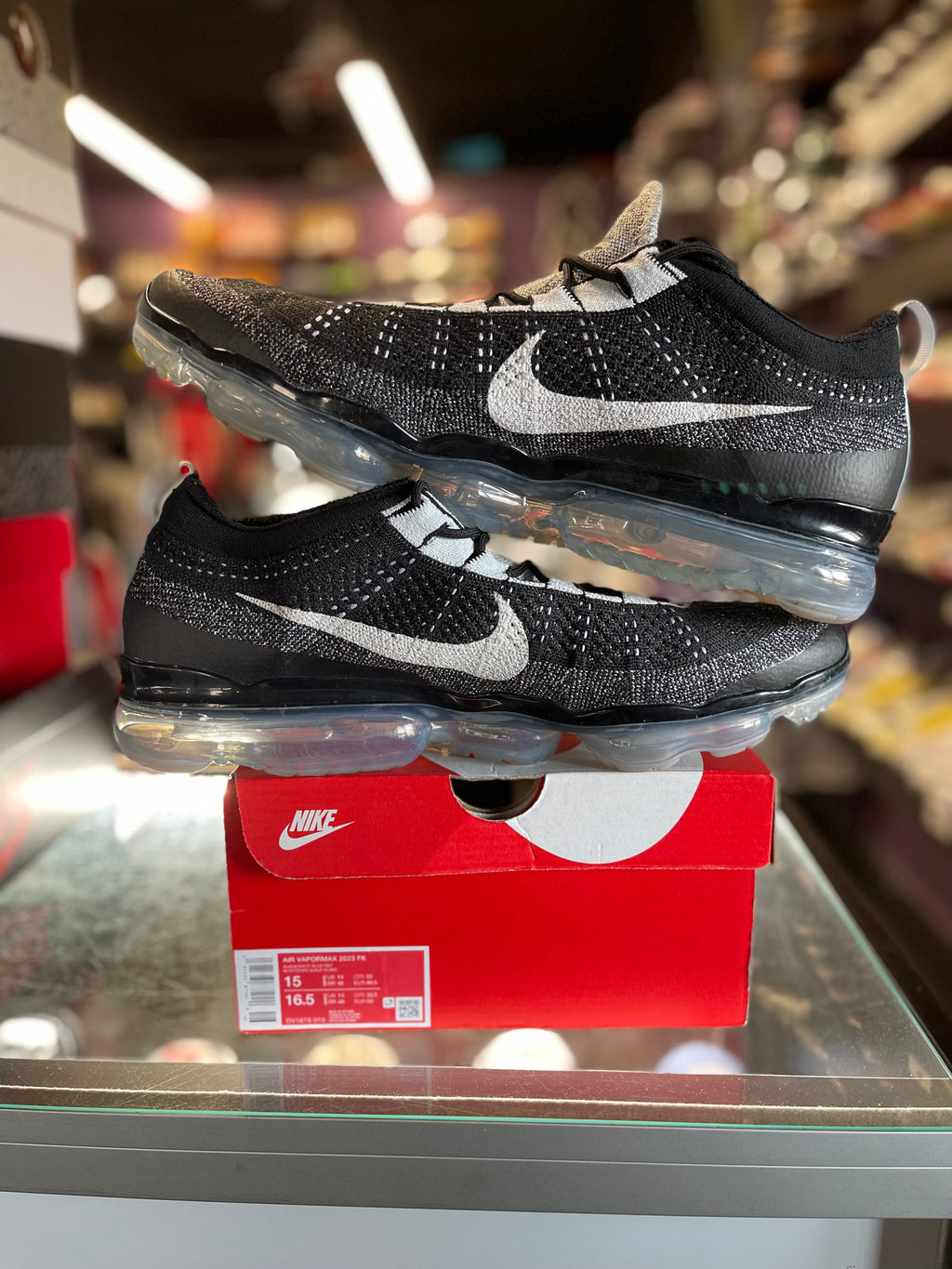 2023 Nike Air Vapormax Flyknit "Black Blue Tint"