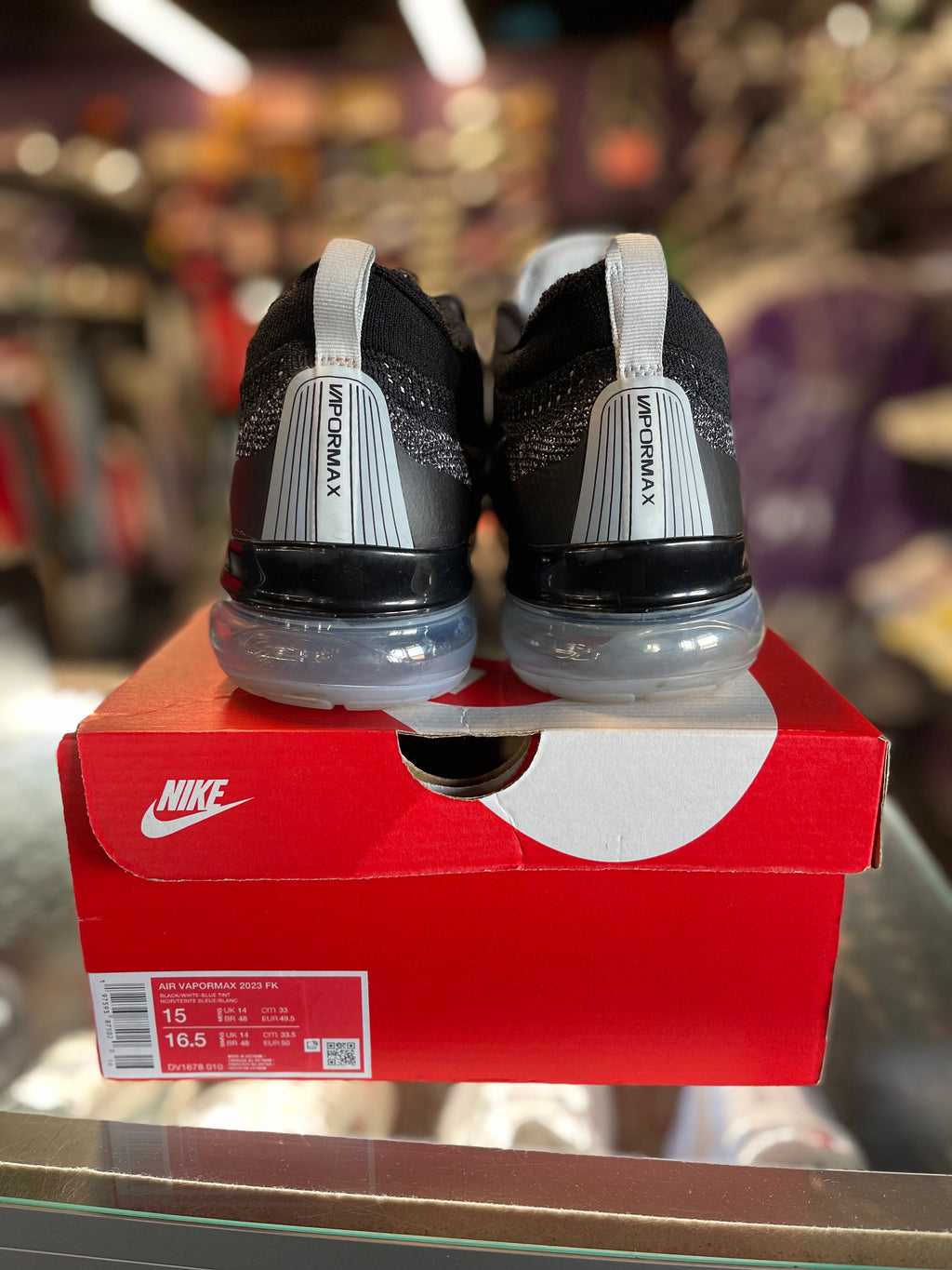 2023 Nike Air Vapormax Flyknit "Black Blue Tint"