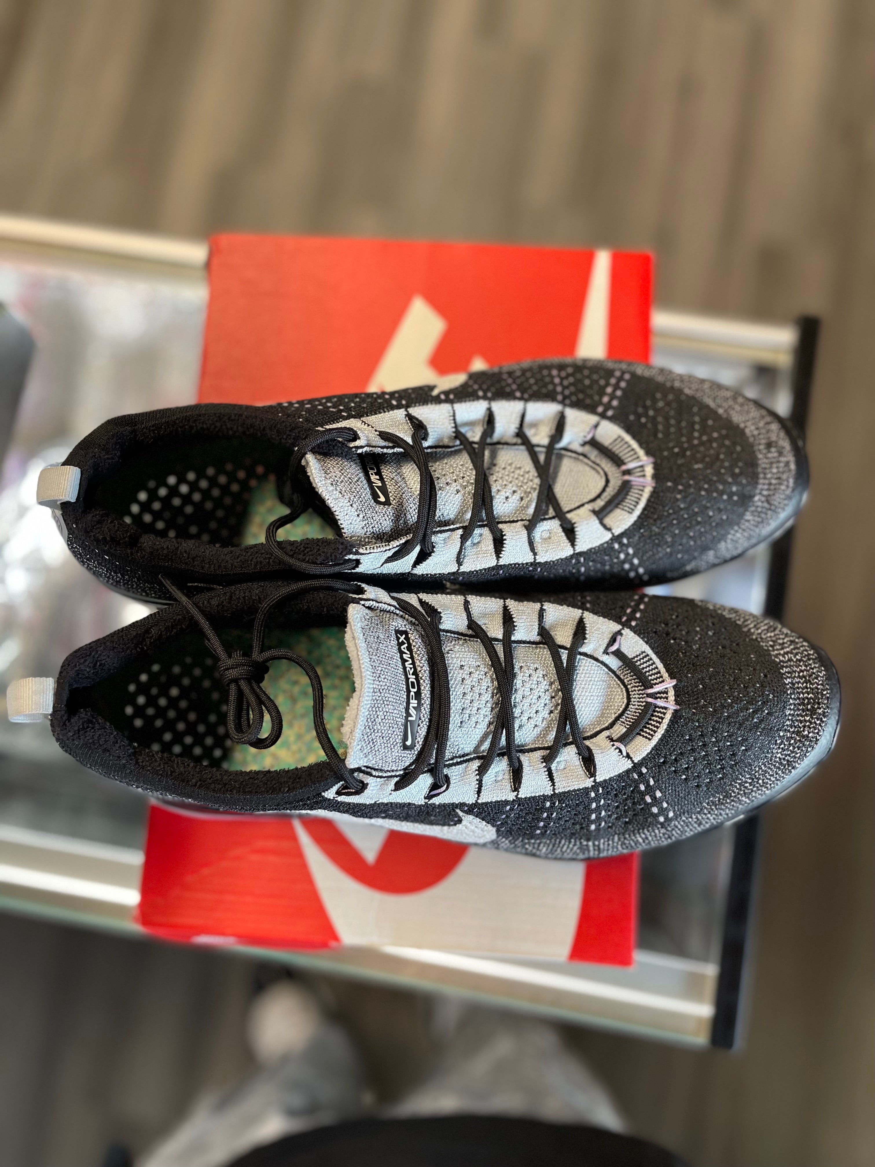 2023 Nike Air Vapormax Flyknit "Black Blue Tint"
