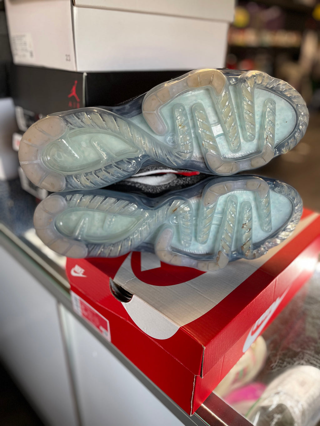2023 Nike Air Vapormax Flyknit "Black Blue Tint"
