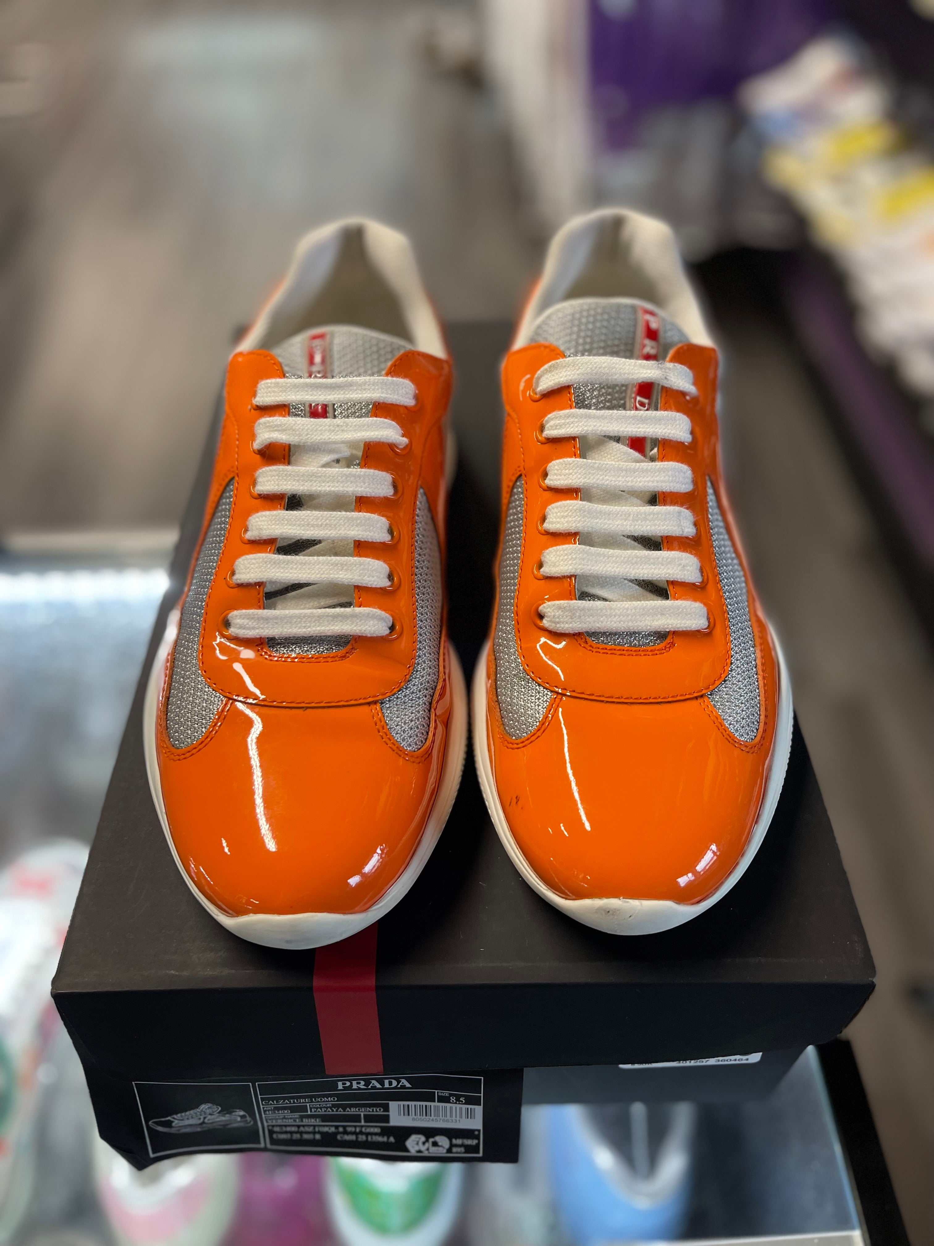 Prada Americas Cup "Orange Patent"