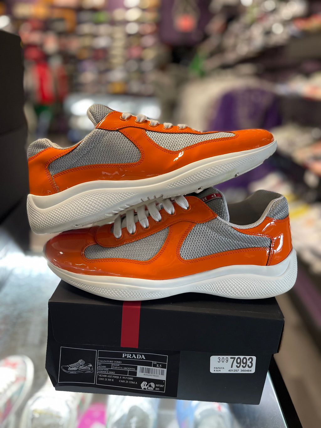 Prada Americas Cup "Orange Patent"