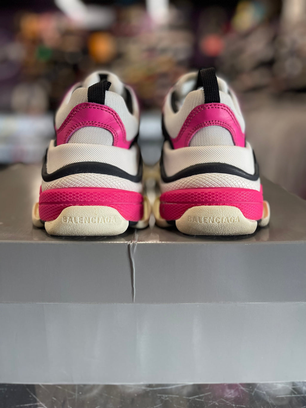 Balenciaga Triple S "Neon Pink/Black/White"