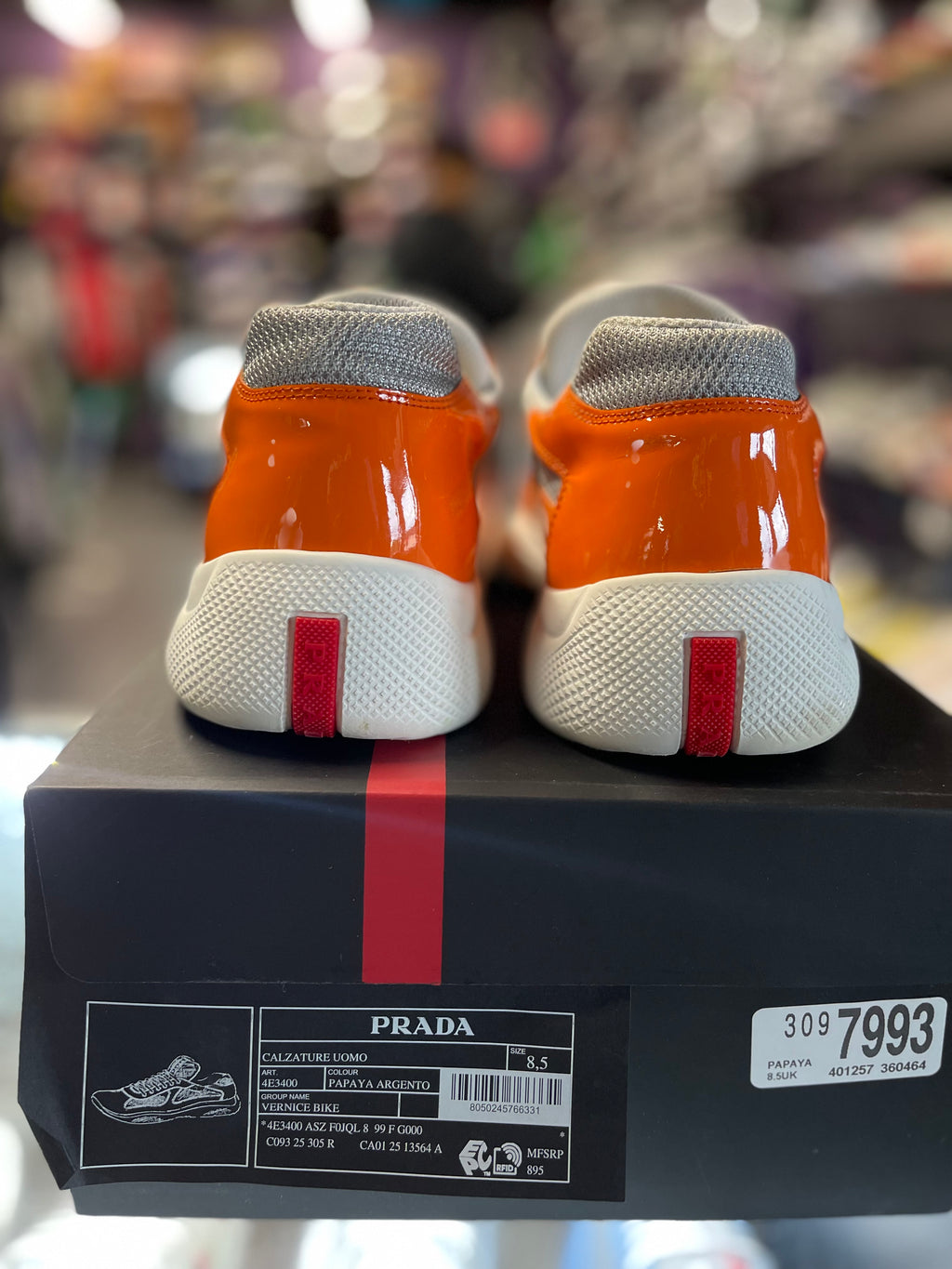 Prada Americas Cup "Orange Patent"