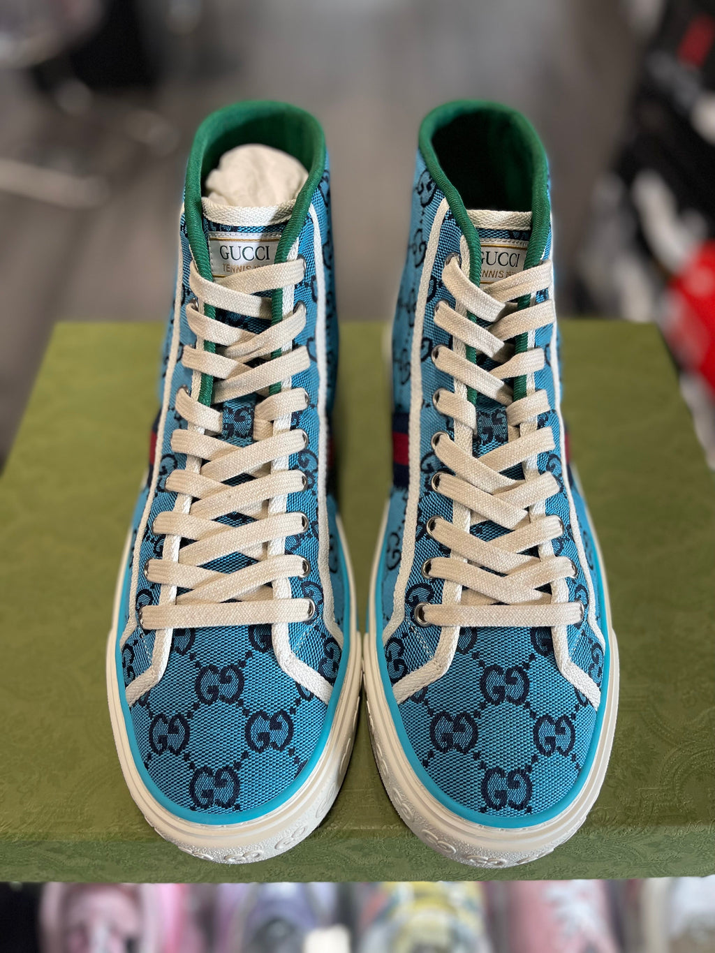 Gucci 1977 High Canvas "Blue"