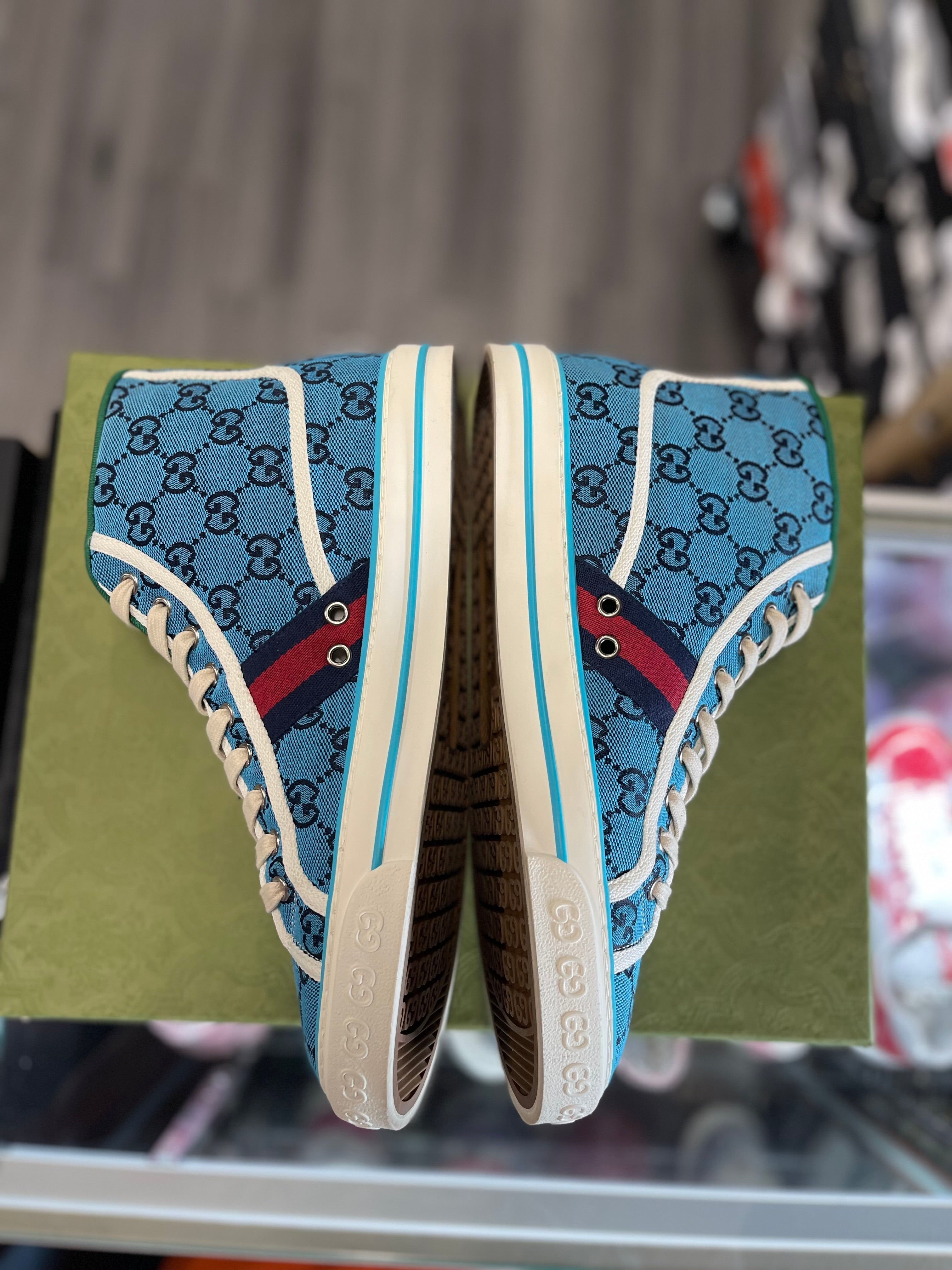 Gucci 1977 High Canvas "Blue"