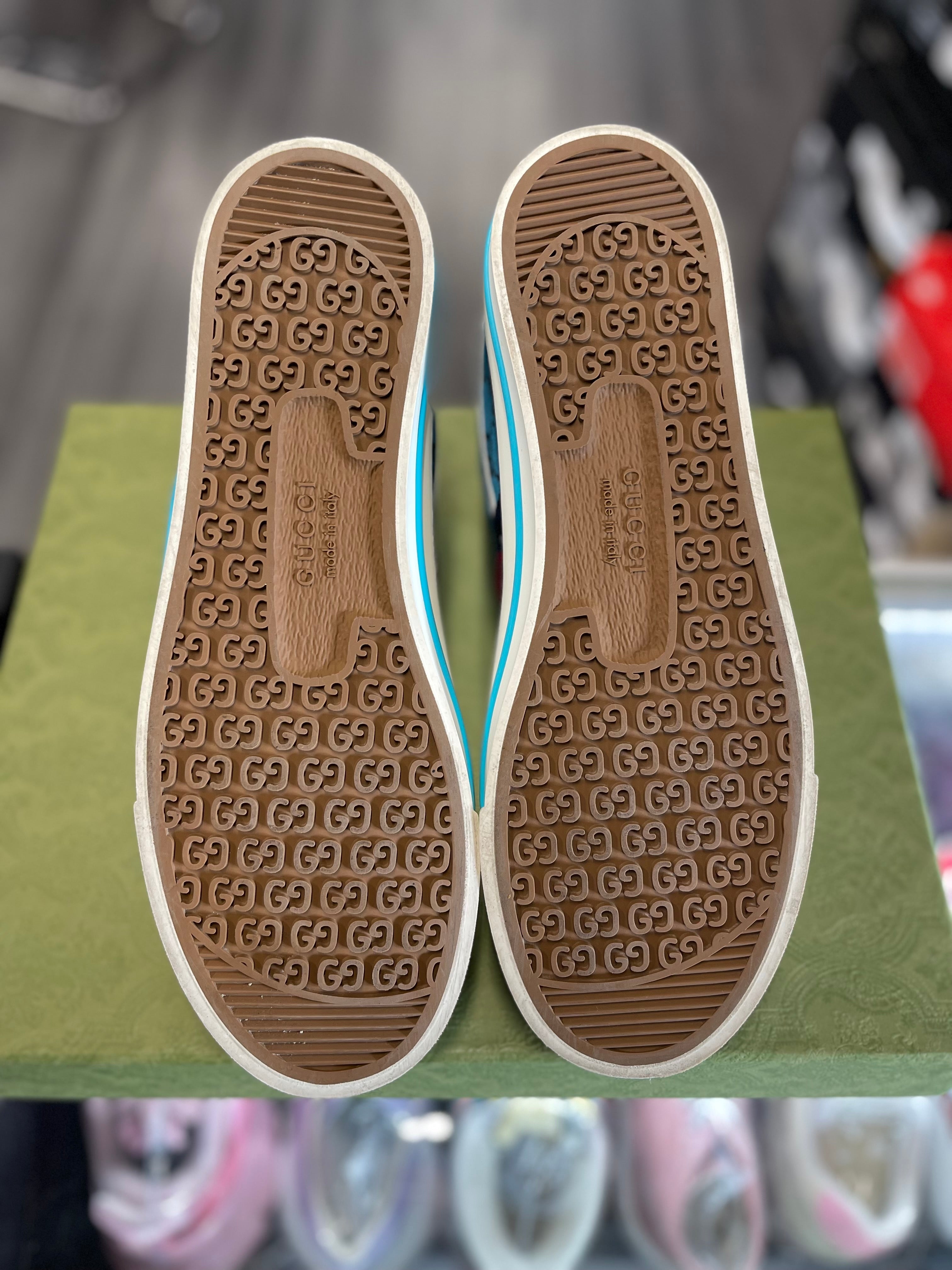 Gucci 1977 High Canvas "Blue"