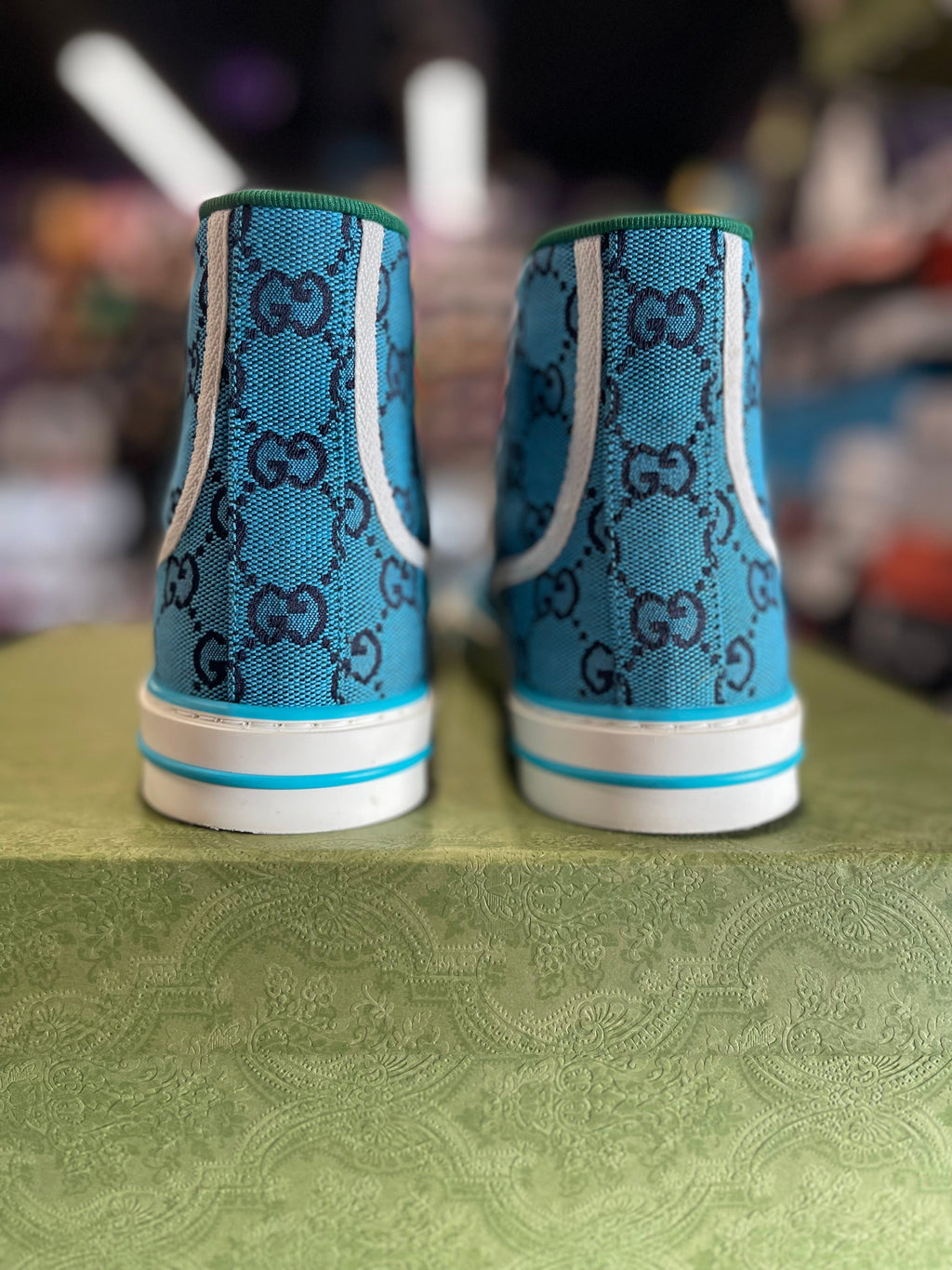 Gucci 1977 High Canvas "Blue"