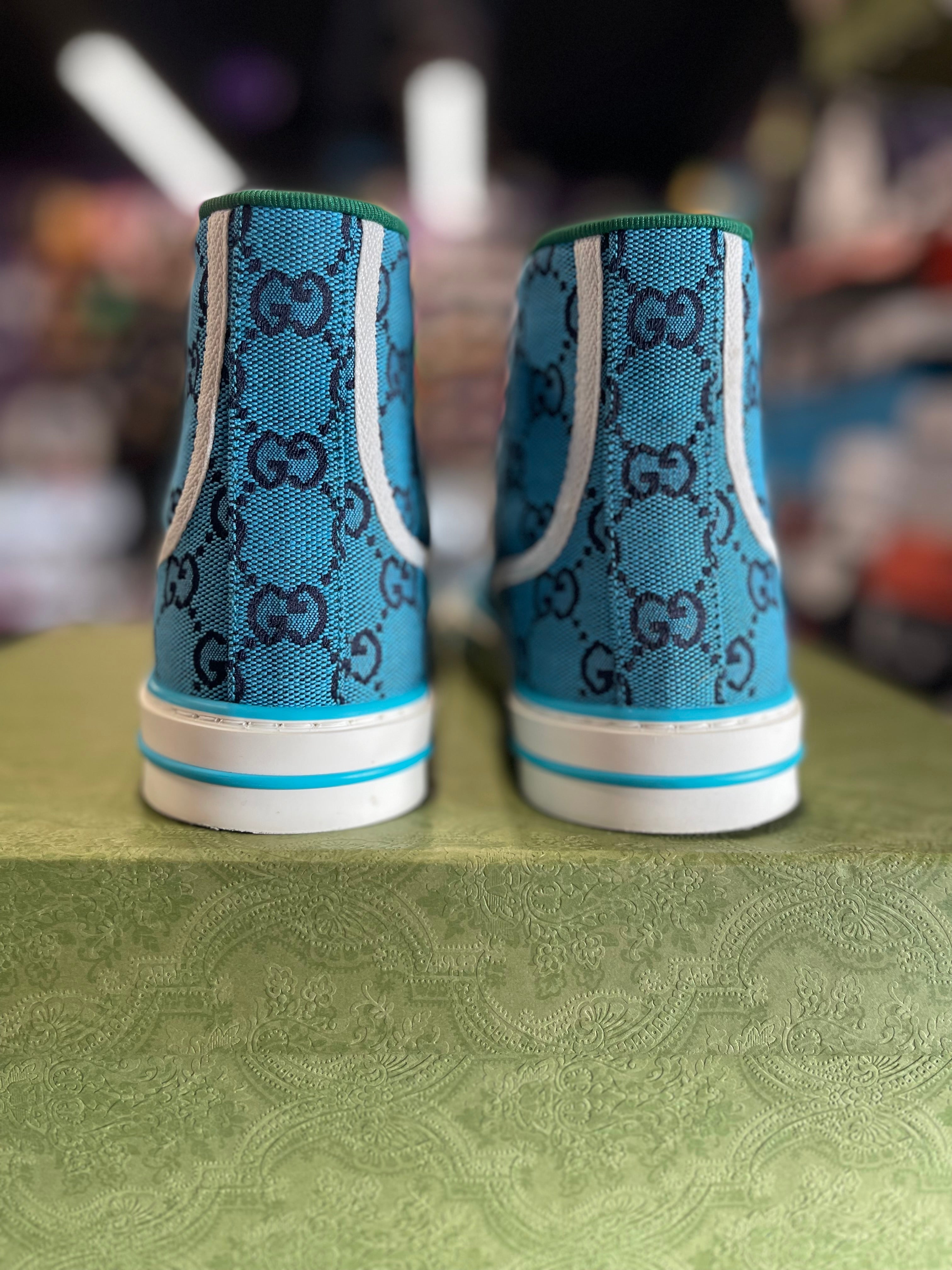 Gucci 1977 High Canvas "Blue"