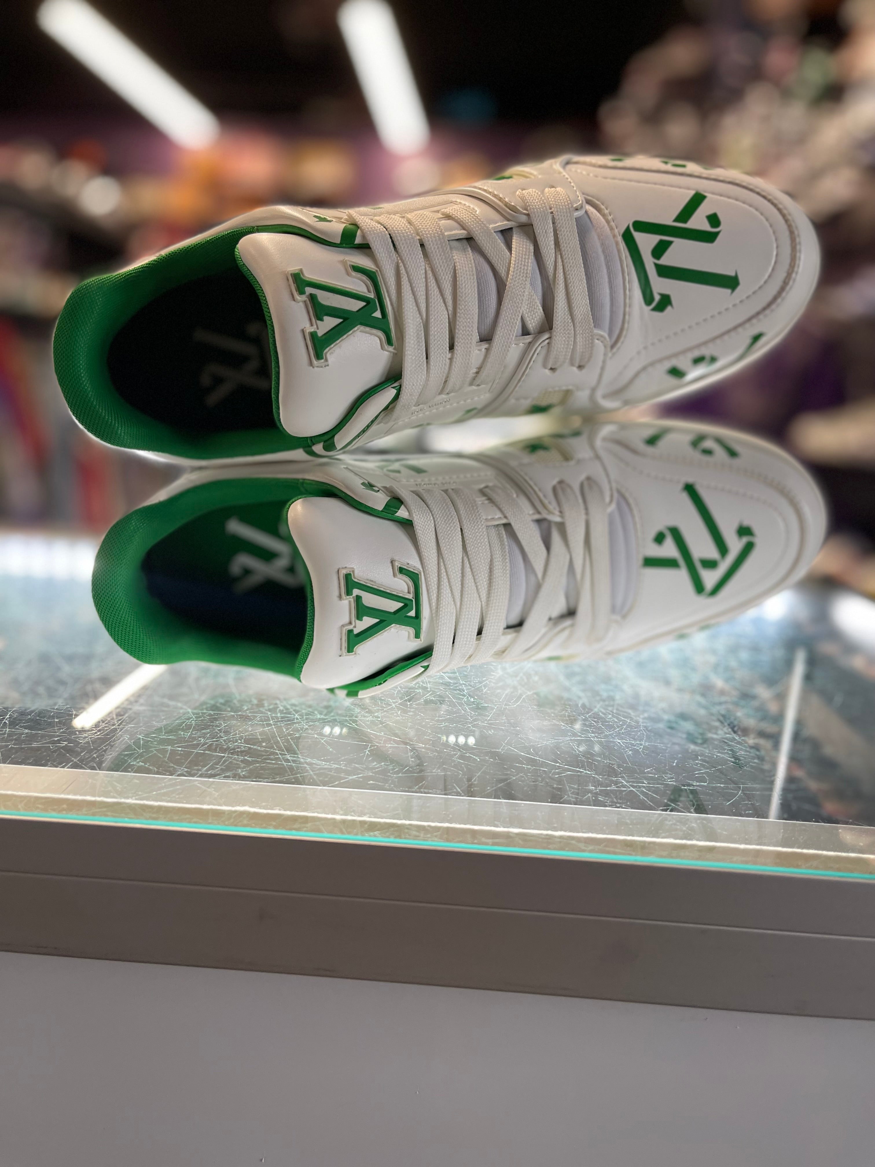 Louis Vuitton LV Trainer "White Green Recycled"