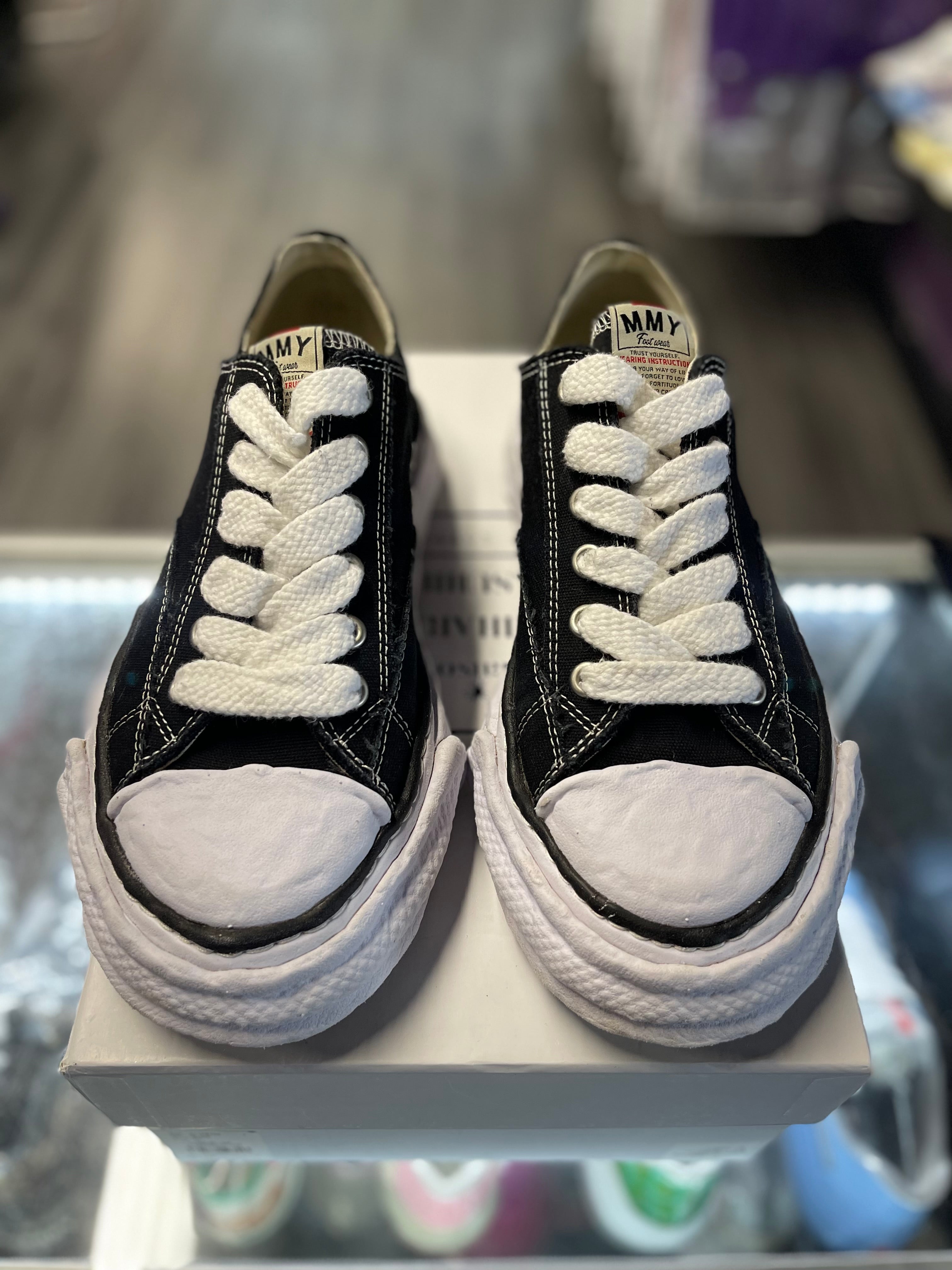 2023 Maison Mihara Yasuhiro Peterson 23 OG Sole Canvas Low "Black White"