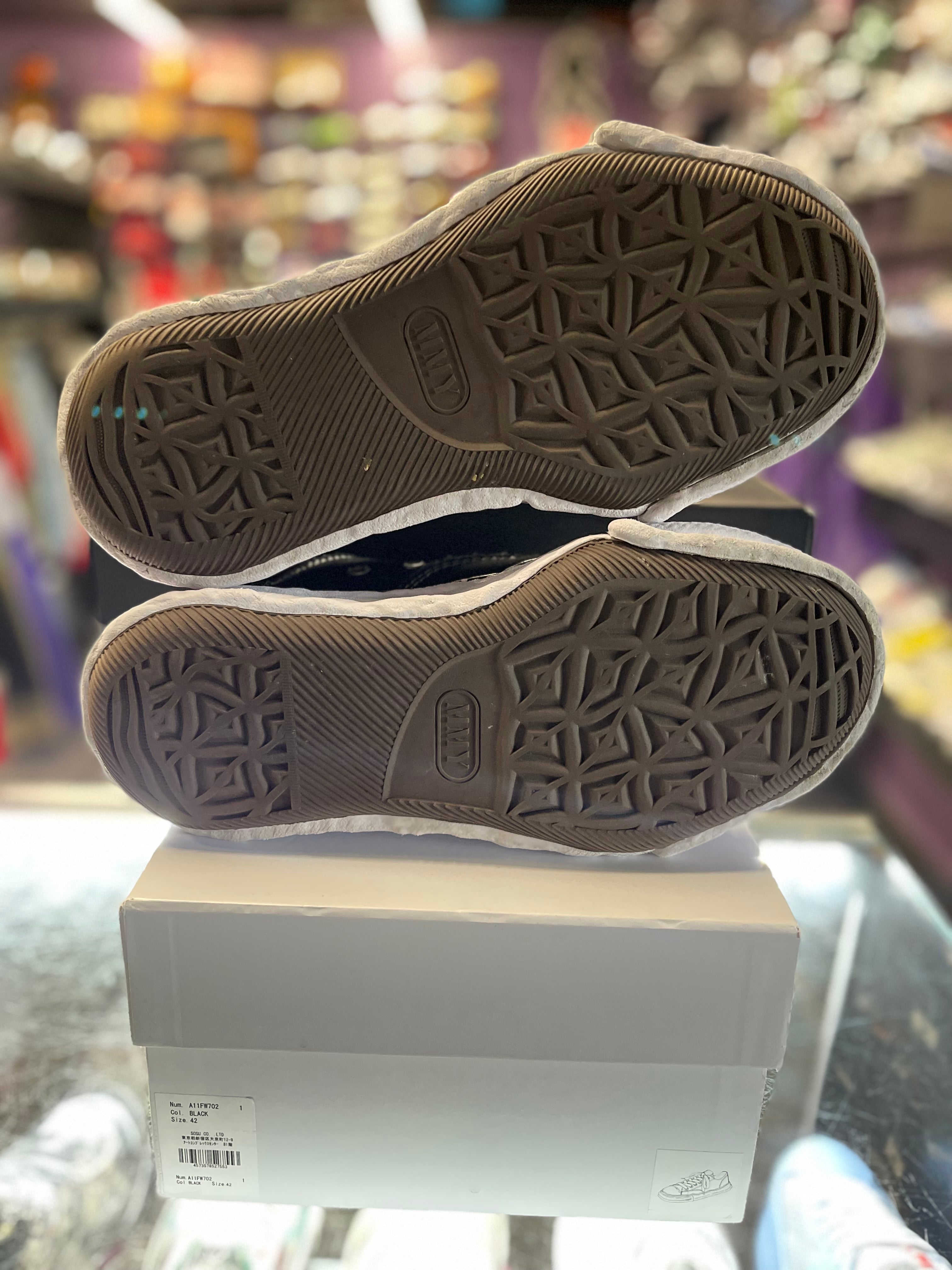 2023 Maison Mihara Yasuhiro Peterson 23 OG Sole Canvas Low "Black White"