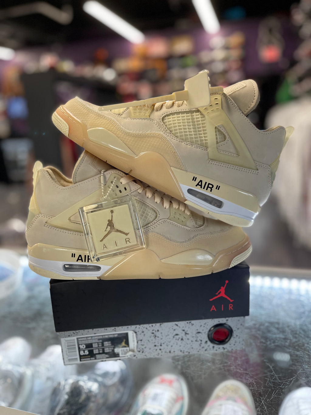 2020 Air Jordan Retro 4 "Off-White Sail" (W)
