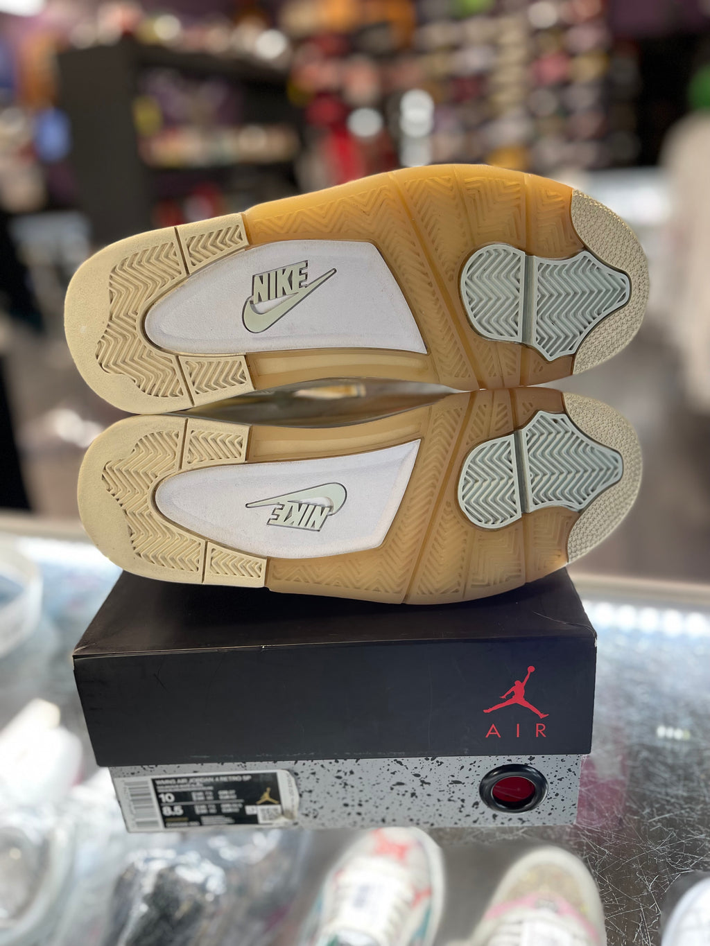 2020 Air Jordan Retro 4 "Off-White Sail" (W)
