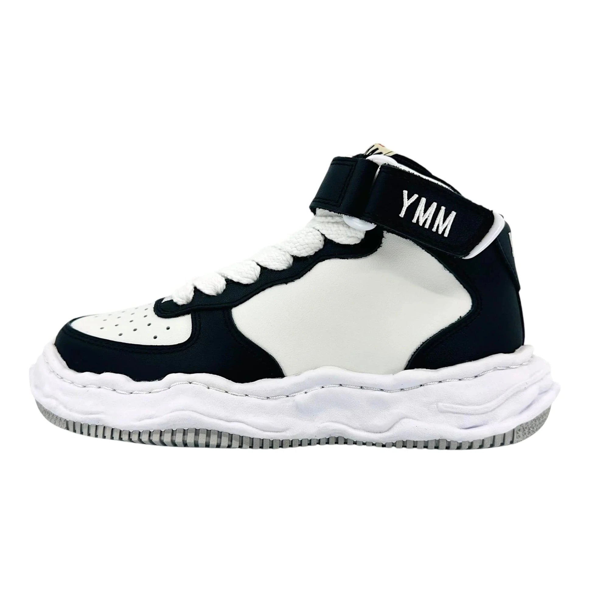 Maison Mihara Yasuhiro Wayne OG Sole Leather High "Black White"
