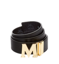MCM Belt Reversible Black (Black/Gold Buckle)