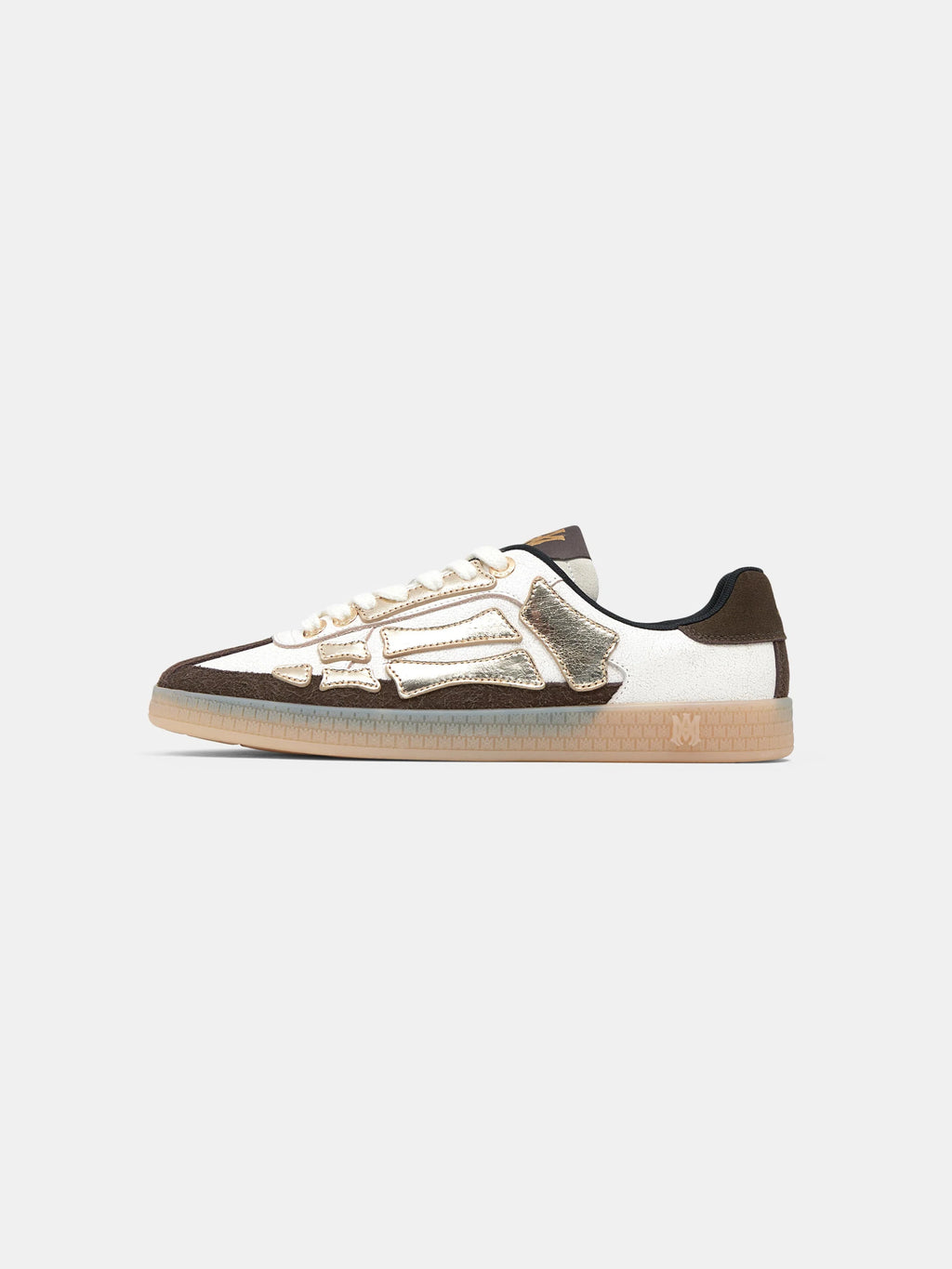 Amiri Pacific Bones Leather "Gold/Brown"