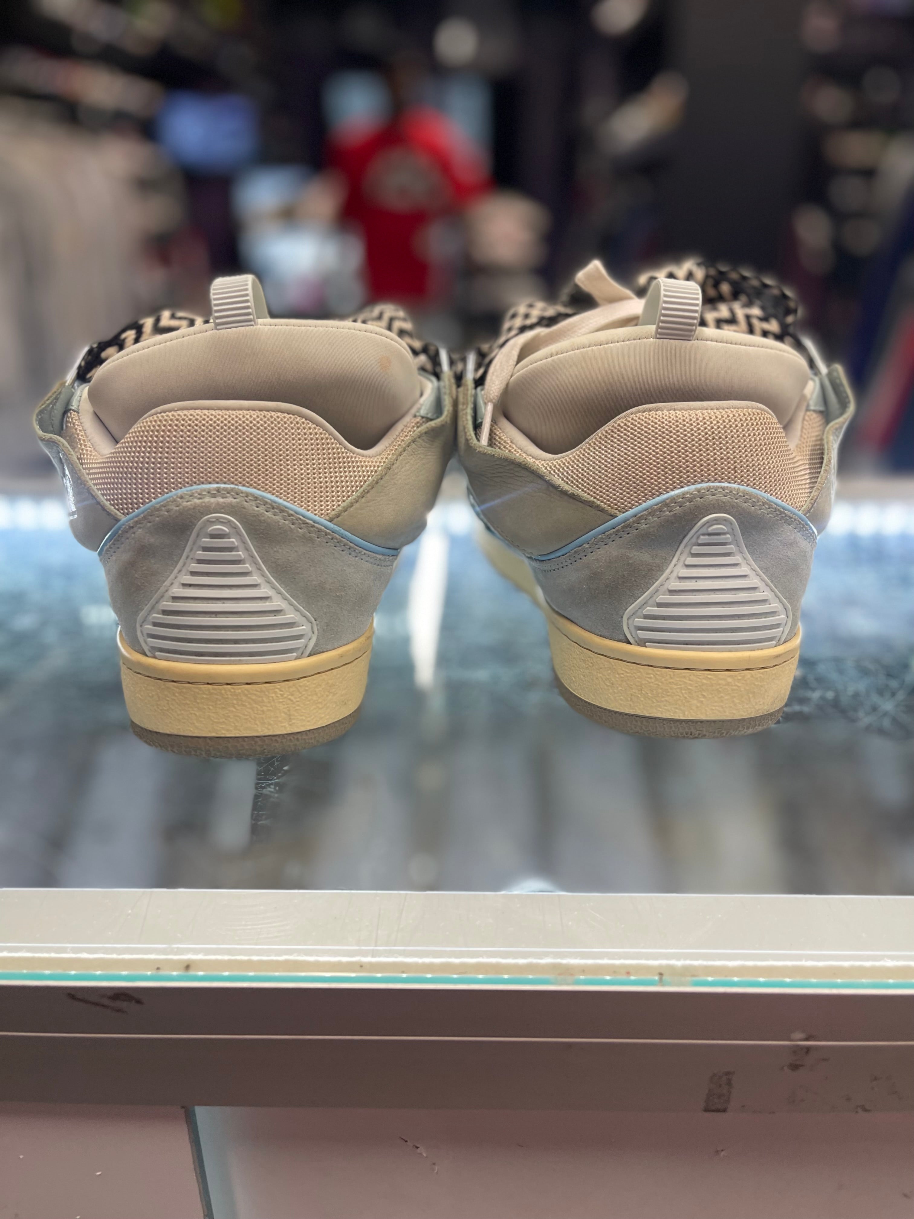 Lanvin Curb Sneaker "Light Blue Mint"