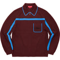 Supreme Chest Stripe Zip Up Cardigan