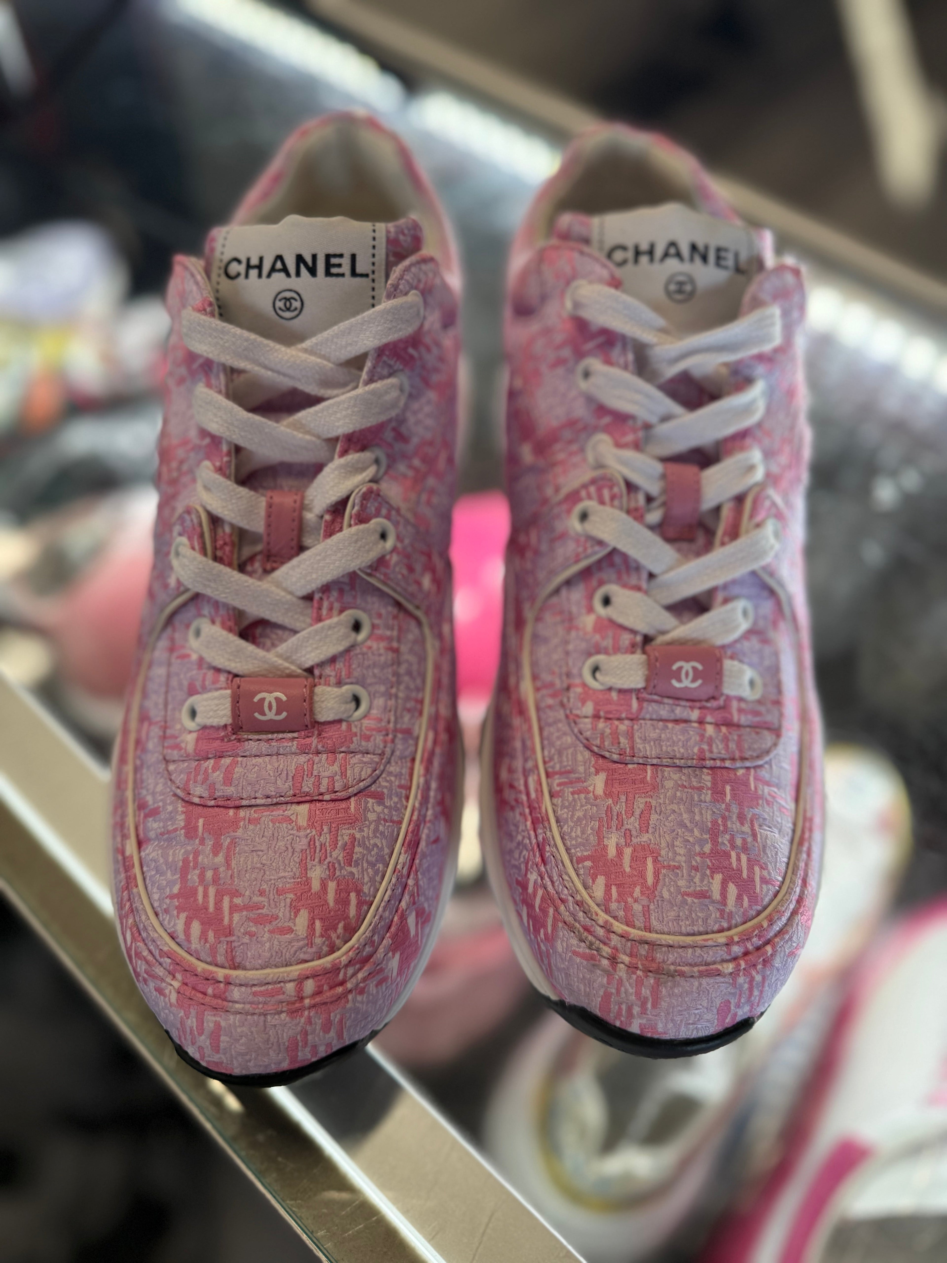 Chanel CC Trainer Low "Pink"