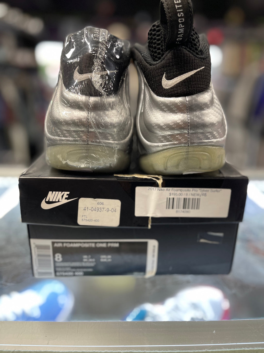 2017 Nike Air Foamposite Pro "Silver Surfer"