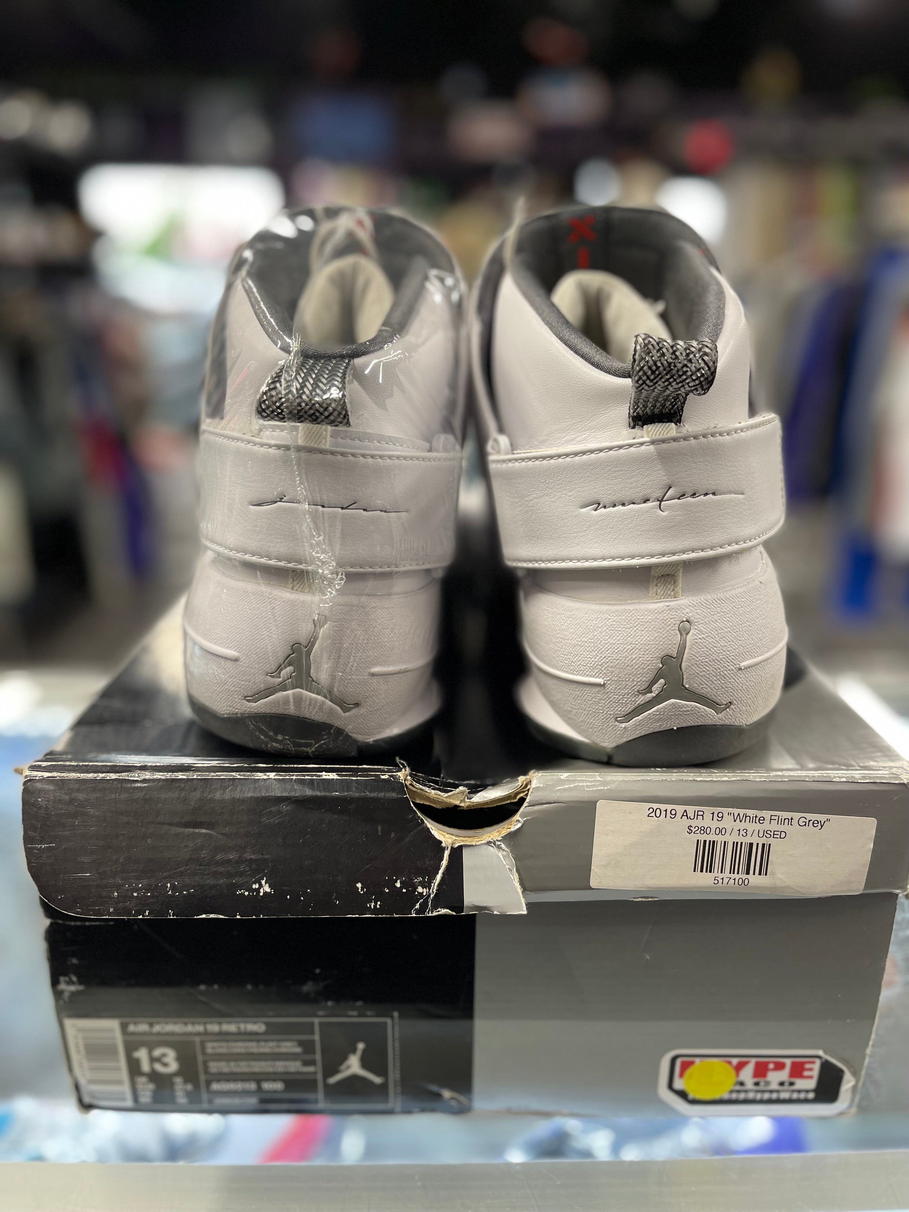 2019 Air Jordan 19 "White Flint Grey"