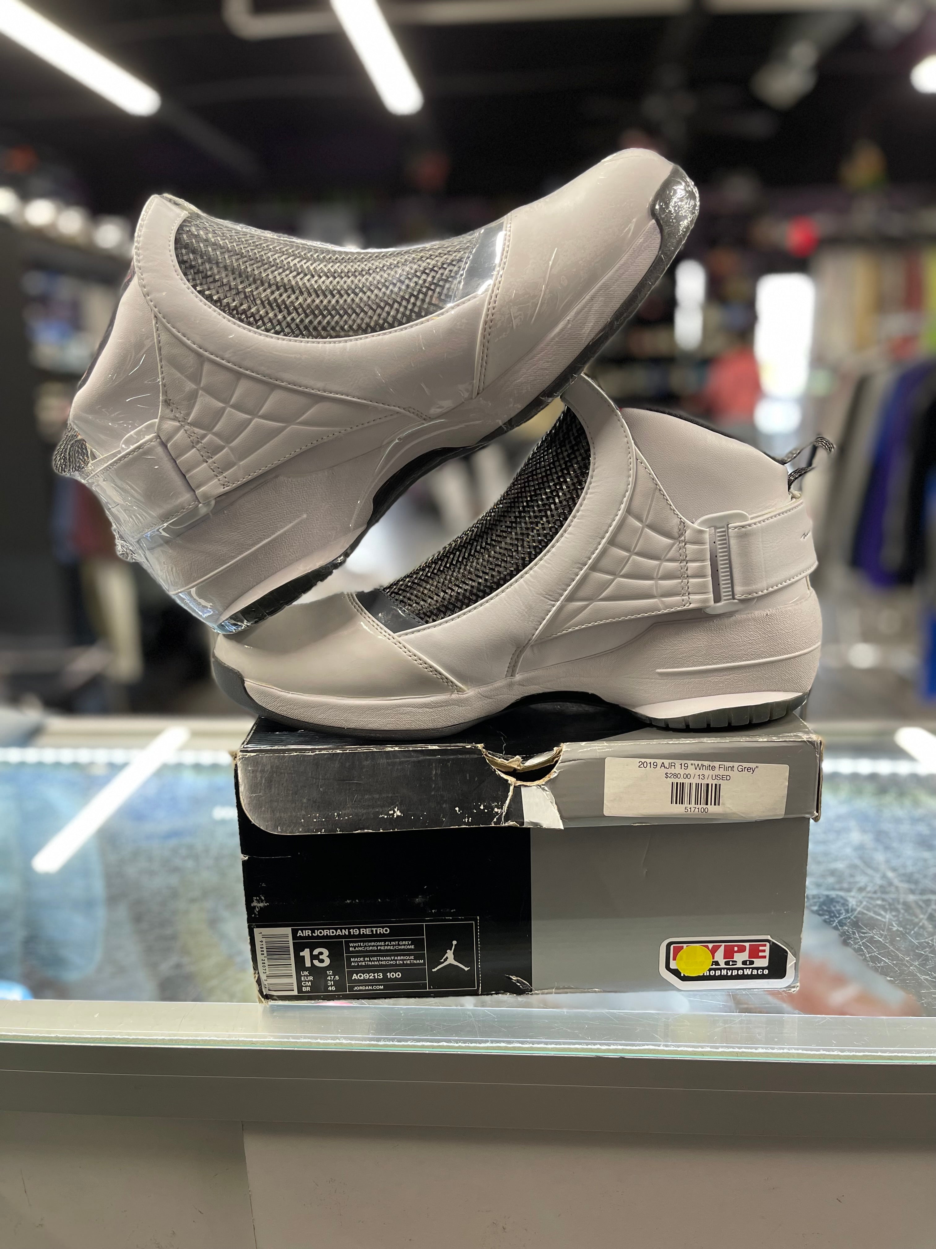 2019 Air Jordan 19 "White Flint Grey"