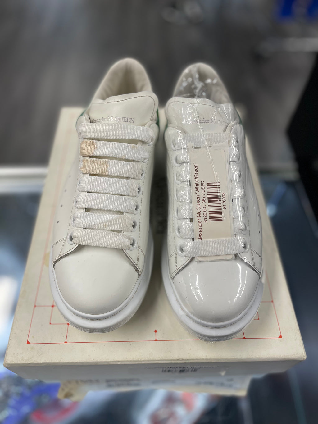 Alexander McQueen 'White/Green"