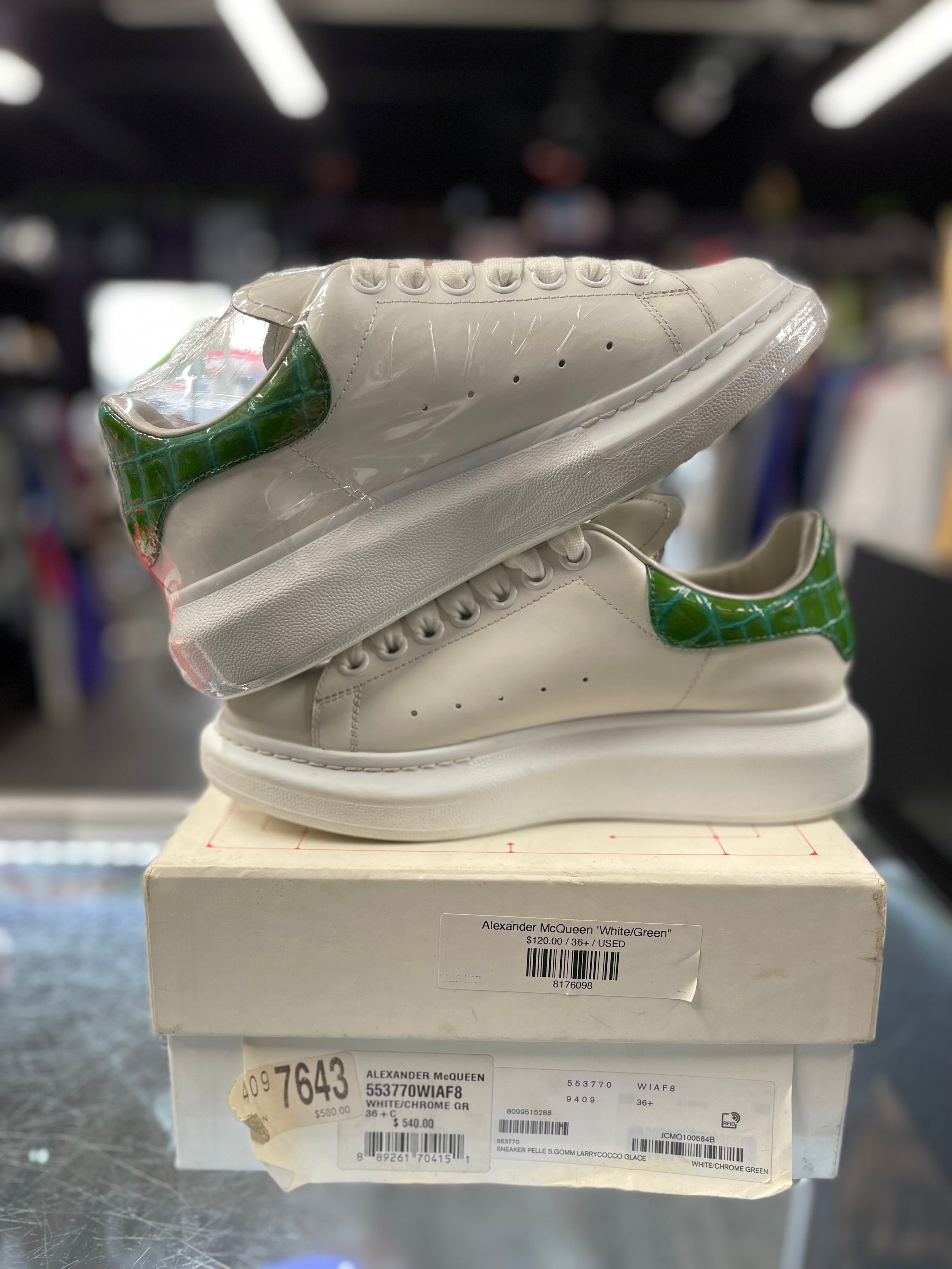 Alexander McQueen 'White/Green"