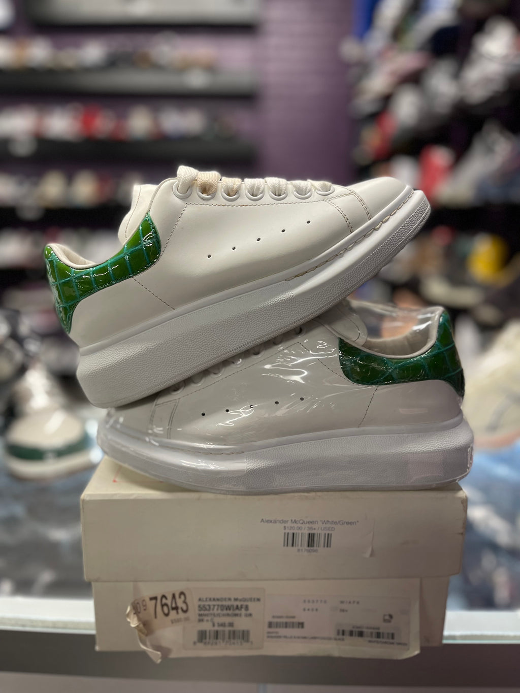 Alexander McQueen 'White/Green"