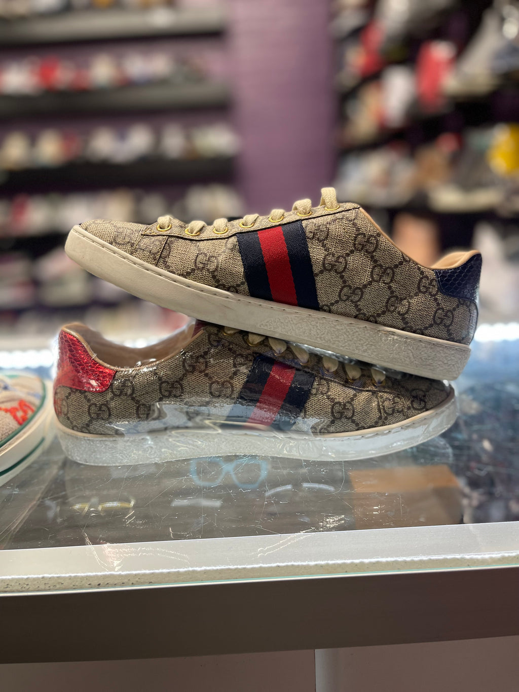 Gucci Ace Ebony "Beige"