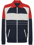 Balmain Track Jacket "Red/Navy"