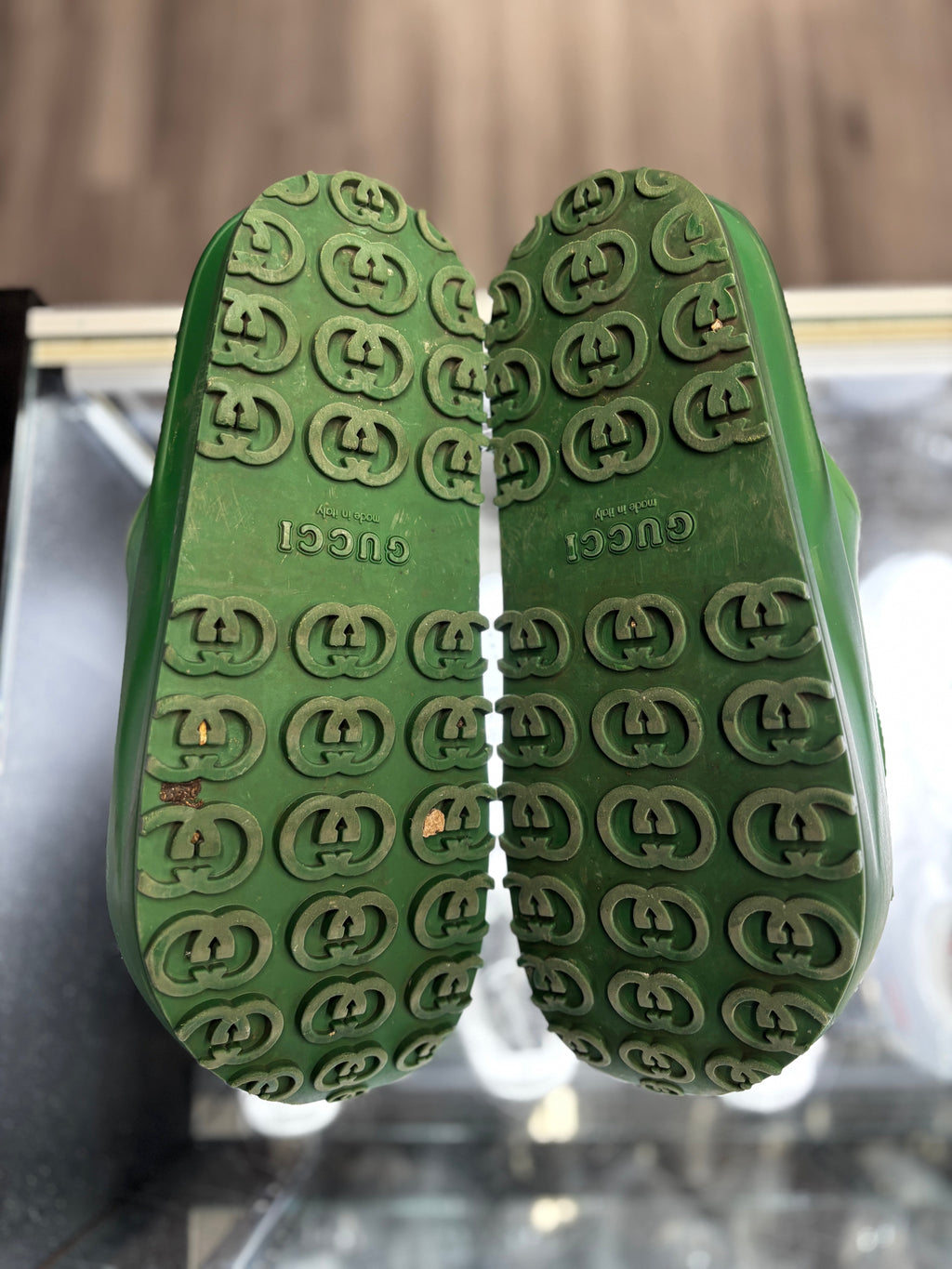 Gucci Slides Interlocking G "Green"