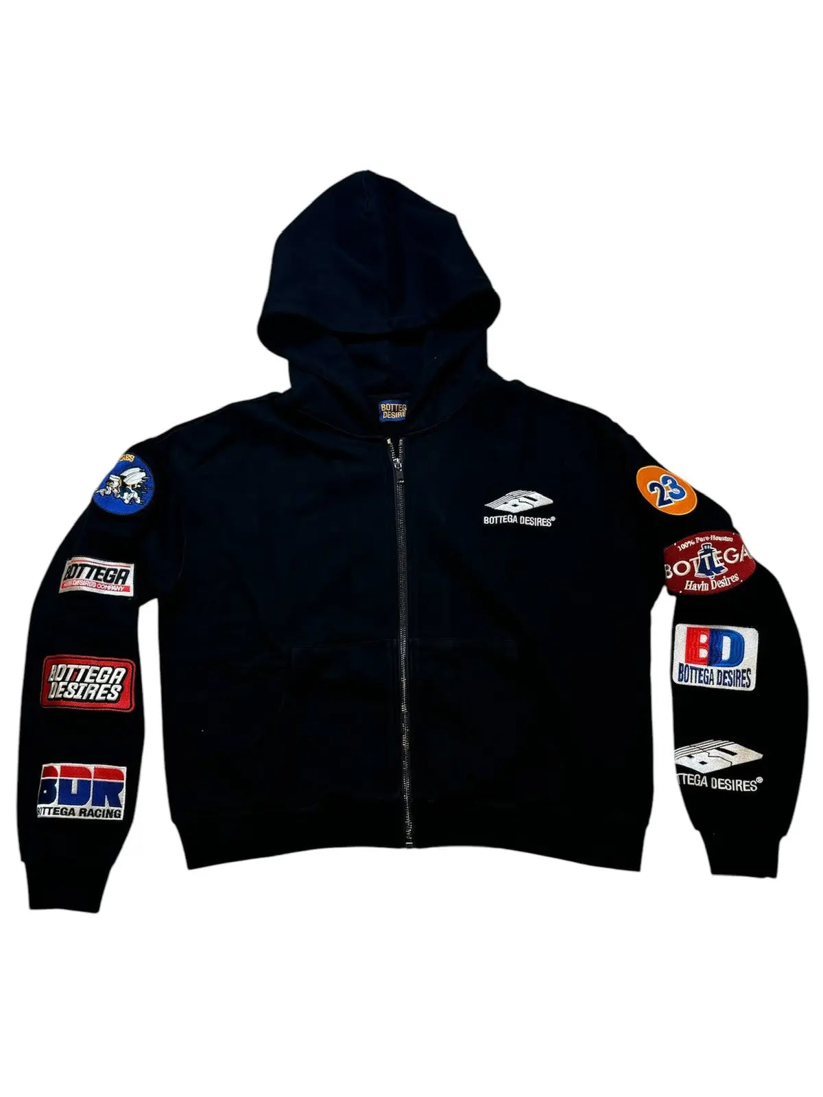 Bottega Desires Zip-up "Patches"