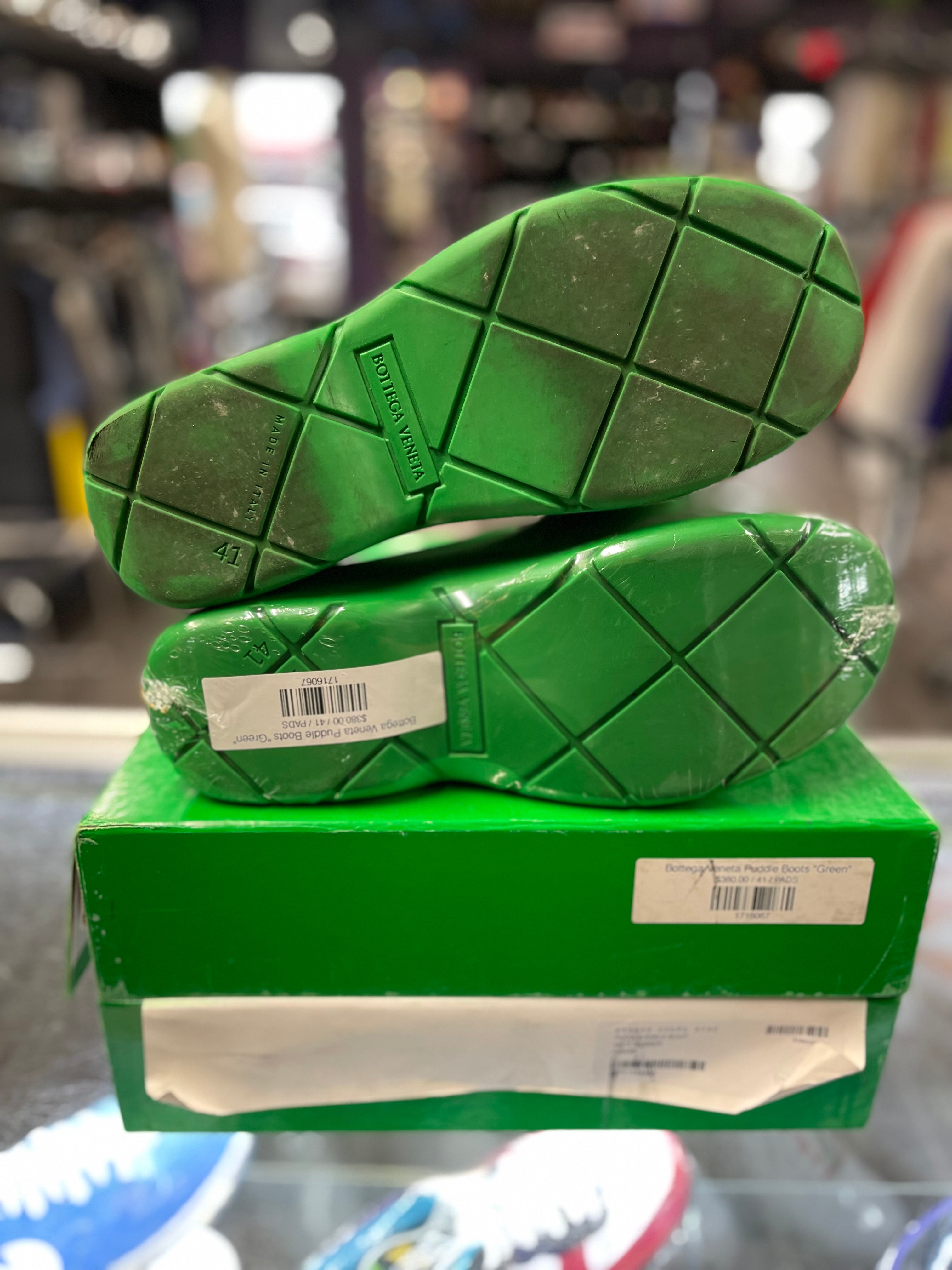 Bottega Veneta Puddle Boots "Green"