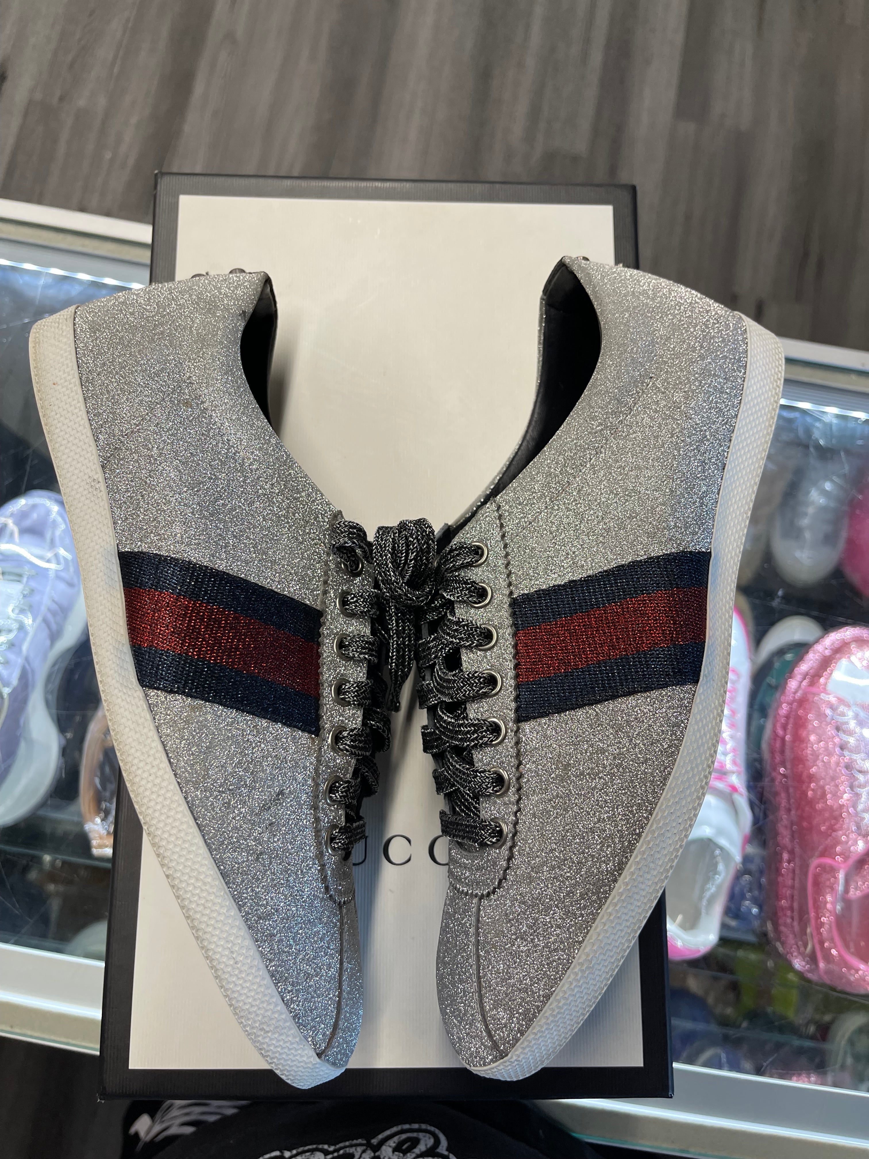 Gucci Bambi Web "Silver"