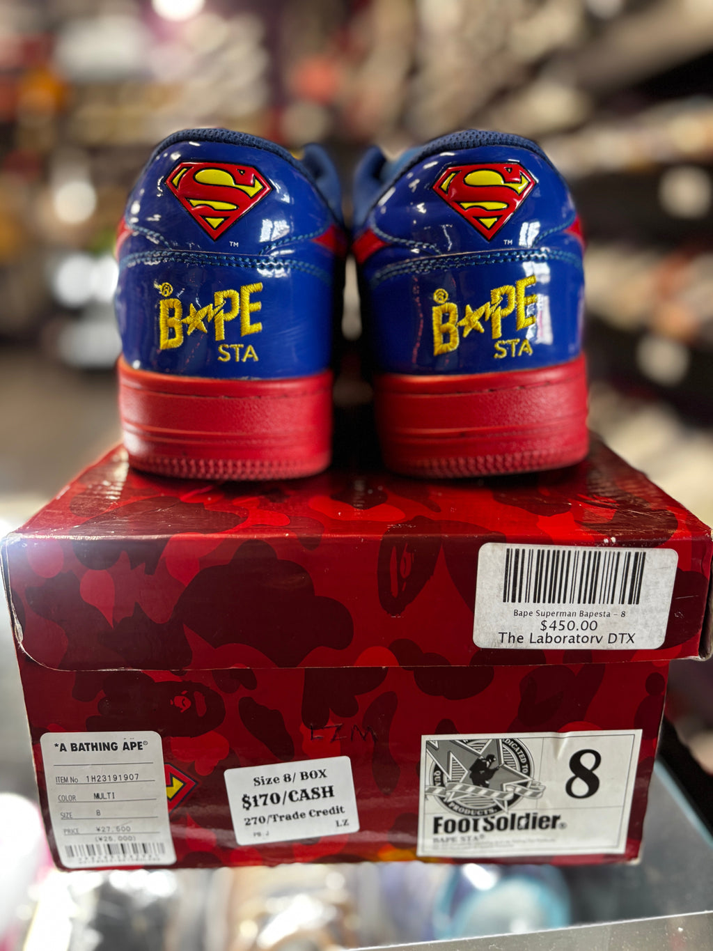 2021 A Bathing Ape Bape Sta Low " DC Superman"