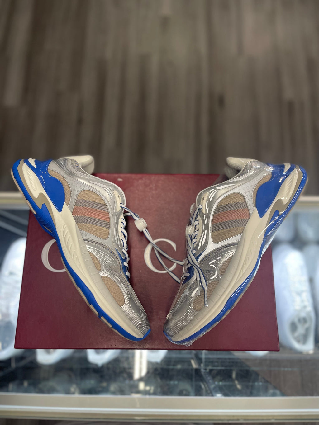 Gucci 2.0 mesh "Blue Grey"