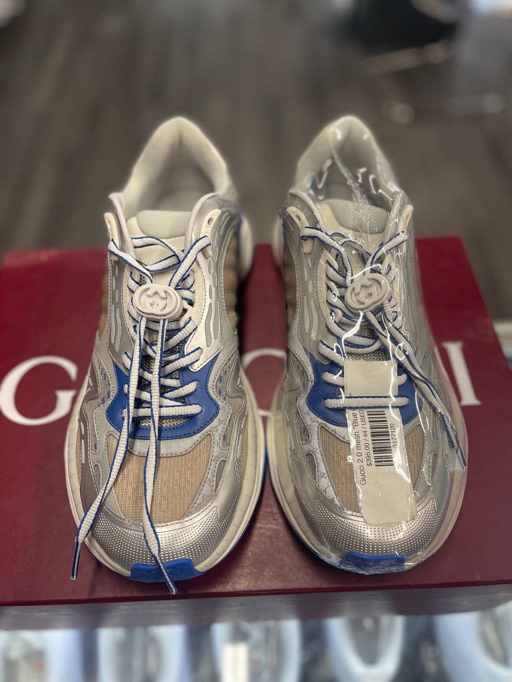 Gucci 2.0 mesh "Blue Grey"