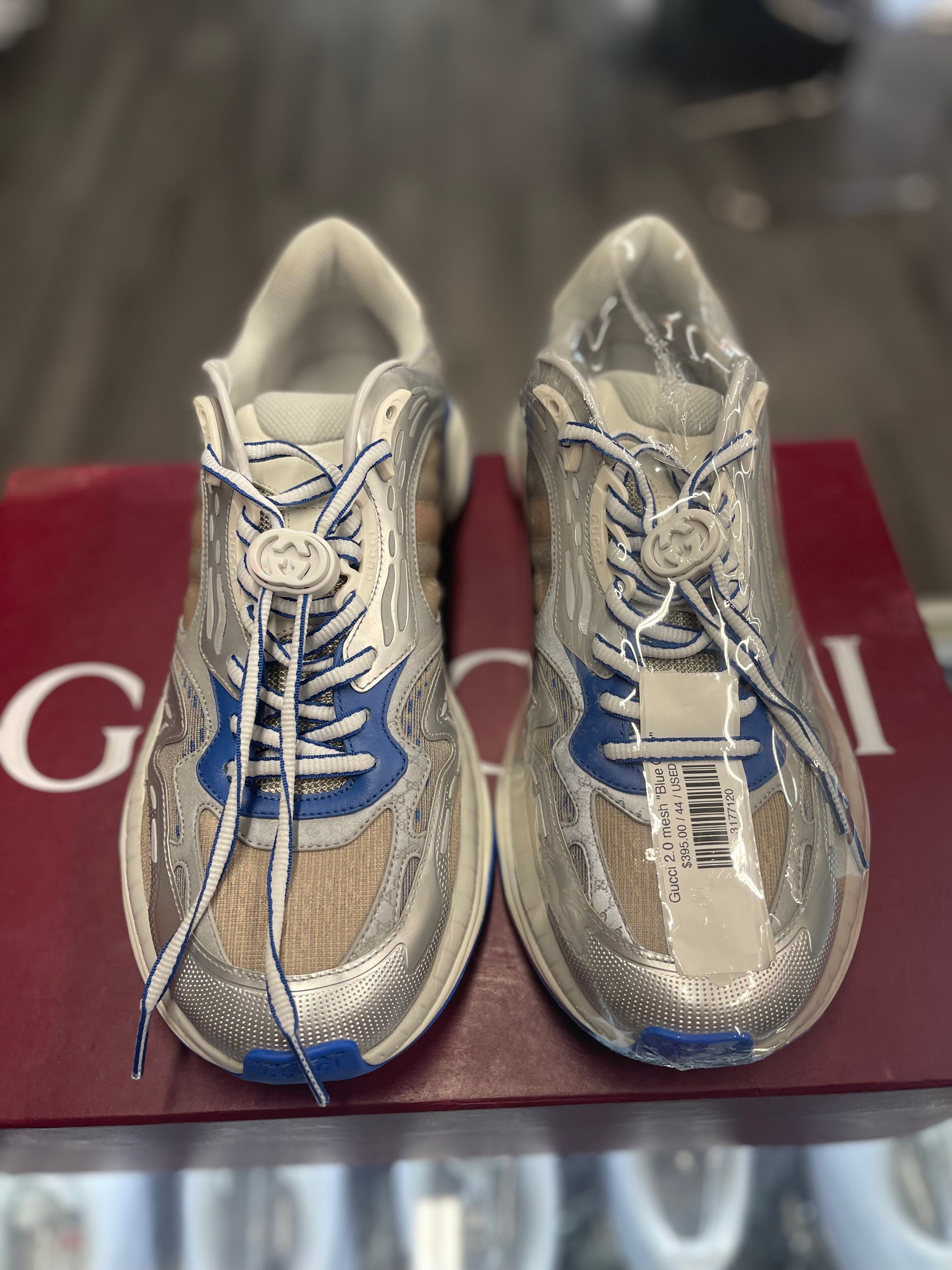Gucci 2.0 mesh "Blue Grey"