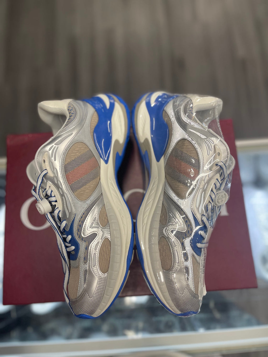 Gucci 2.0 mesh "Blue Grey"